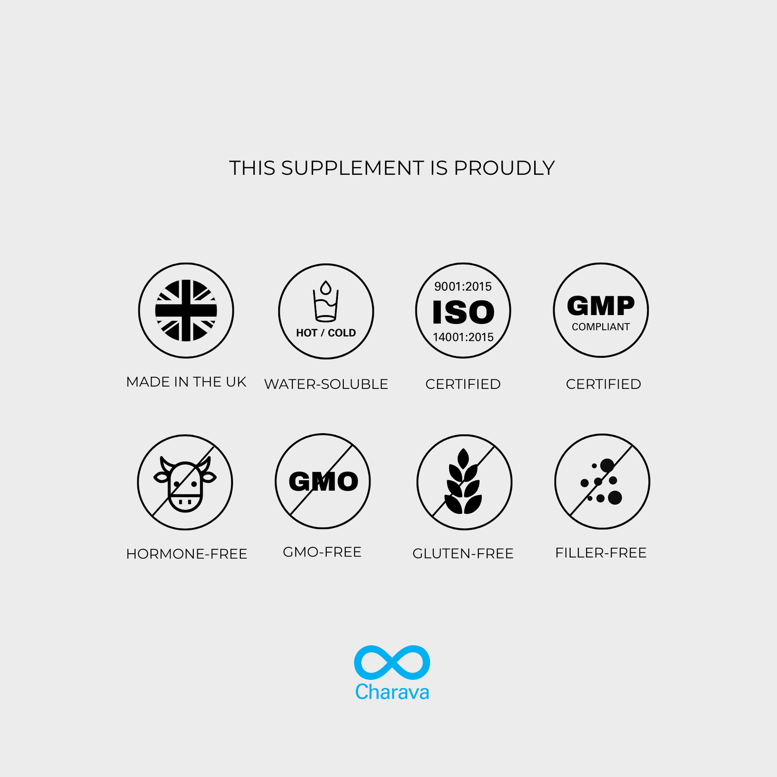 Discover Charava Bovine Collagen Peptides, 10g per serving. Supports skin, joints, vitality. Grass-fed, gluten-free, natural collagen supplement.