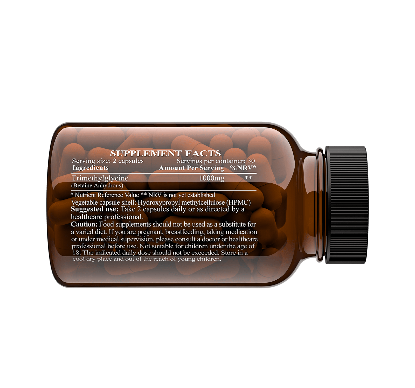 Boost methylation with TMG 1000mg supplement. Supports DNA repair, liver health, and cardiovascular well-being. Explore from Charava's collection.