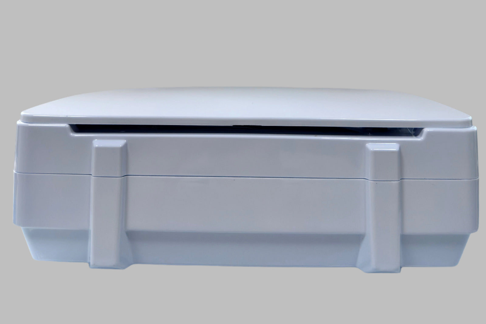 HA55-WM Air Purifier by Healthy Air Technology with wall-mounted compact design and LED control panel for clean air and allergy relief at home.