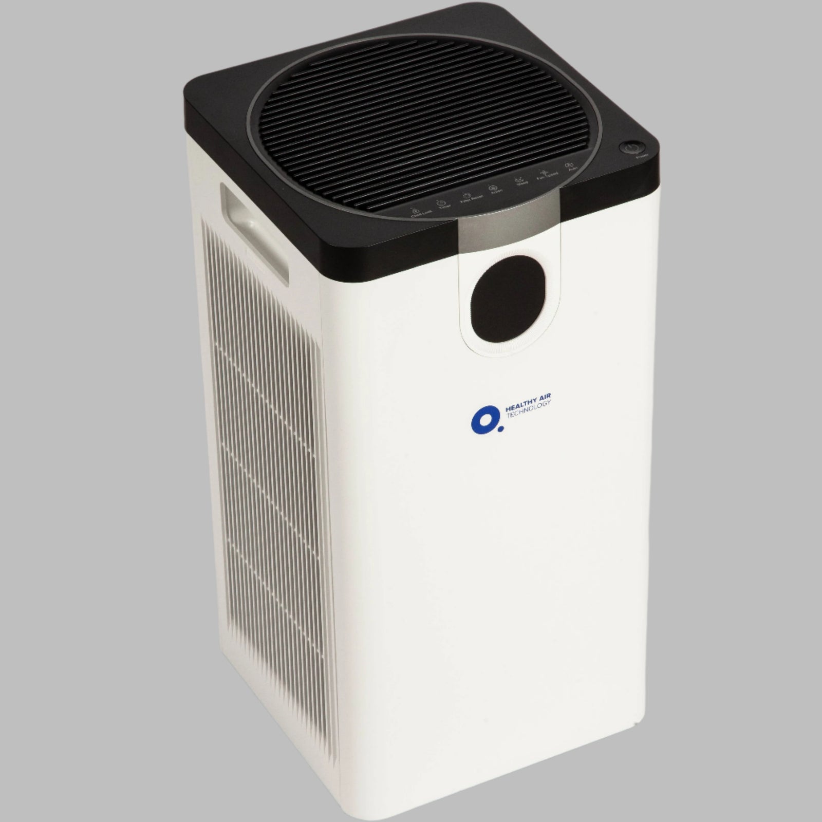 HA500 Smart Air Purifier HEPA with digital display showing temperature, humidity, and PM2.5 levels. Quiet, efficient air cleaner for home use.