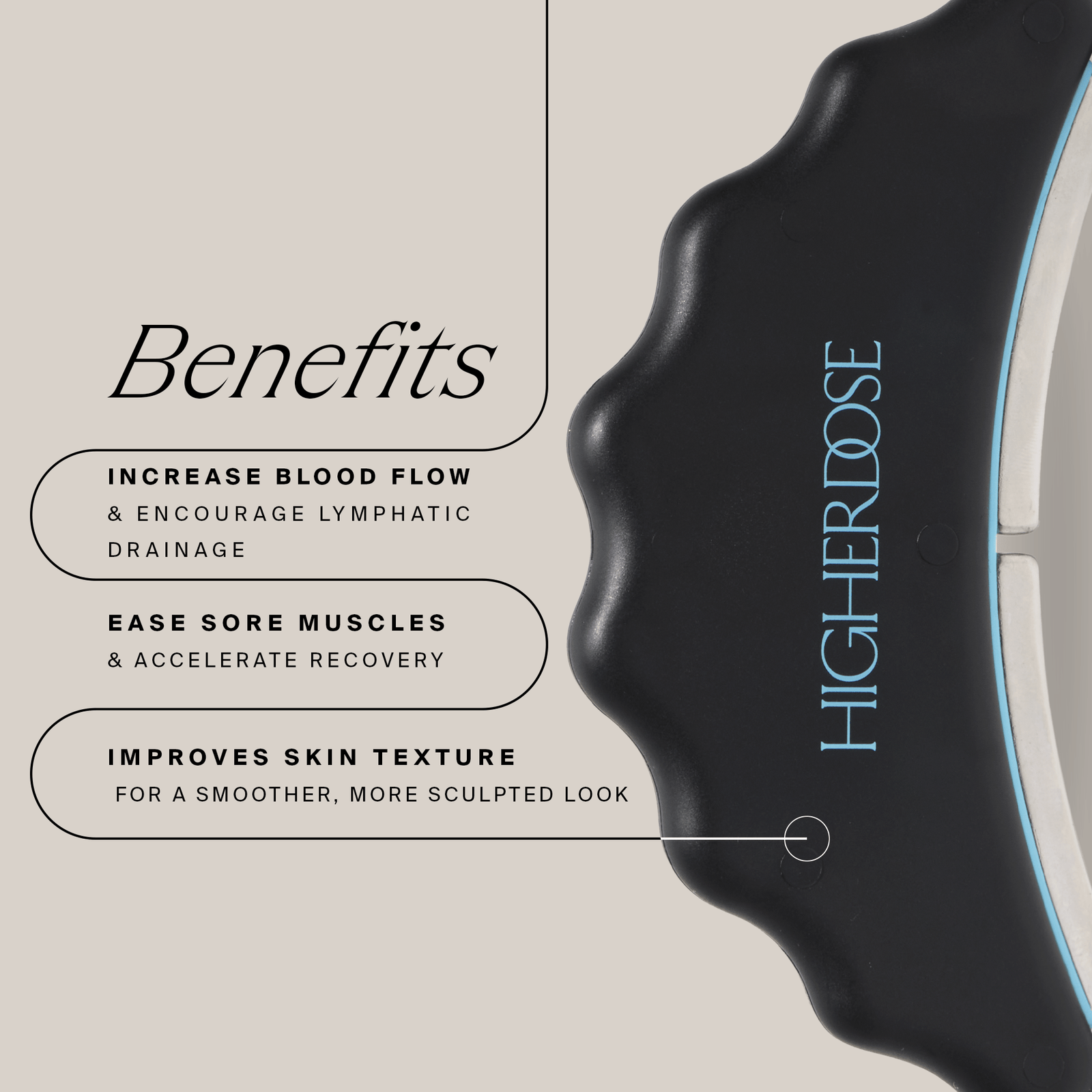 HigherDOSE Body Care Microcurrent Body Sculptor Ritual Set