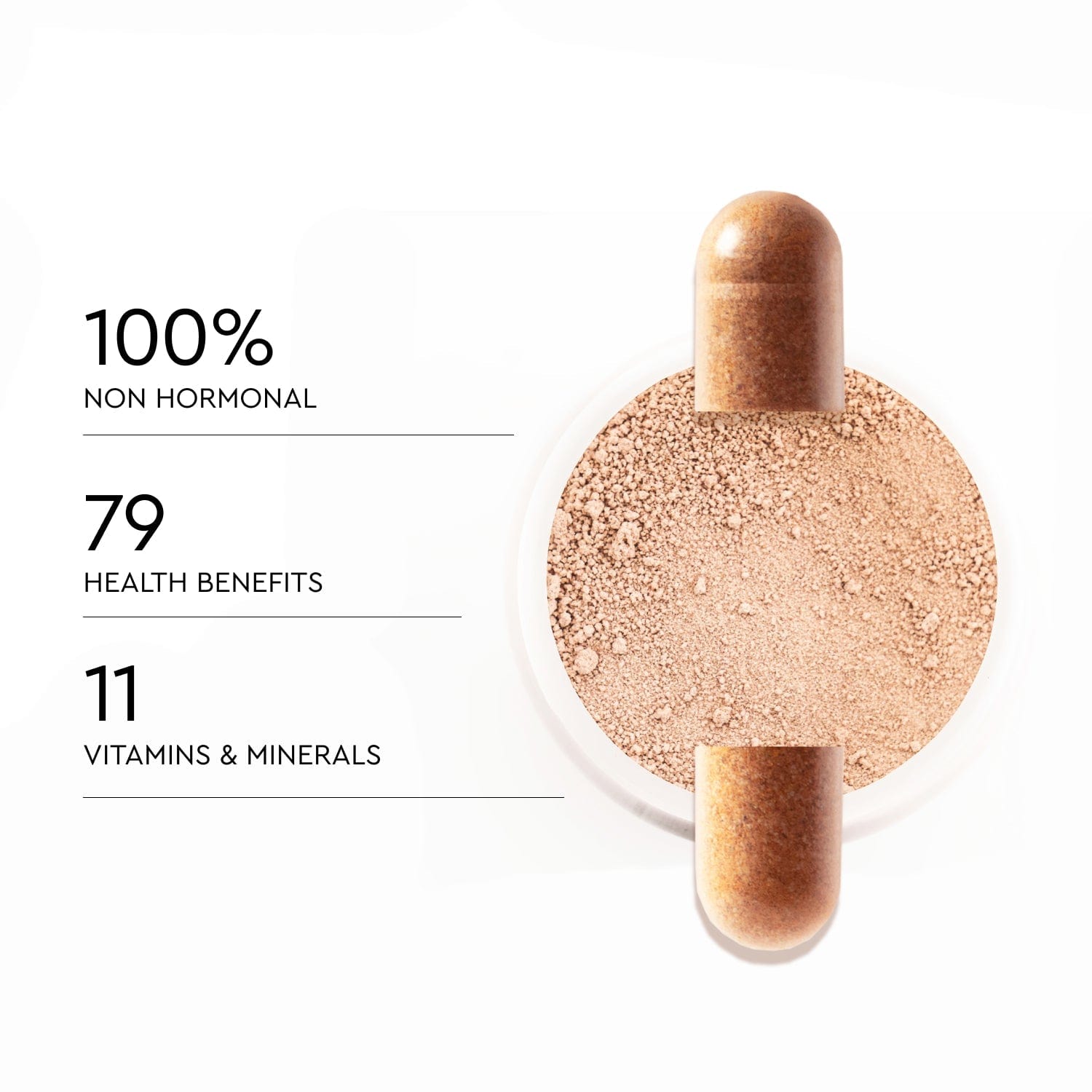 Menopause Complex is a hormone-free menopause support supplement with vitamins and minerals to reduce fatigue, support bone health, and balance mood.