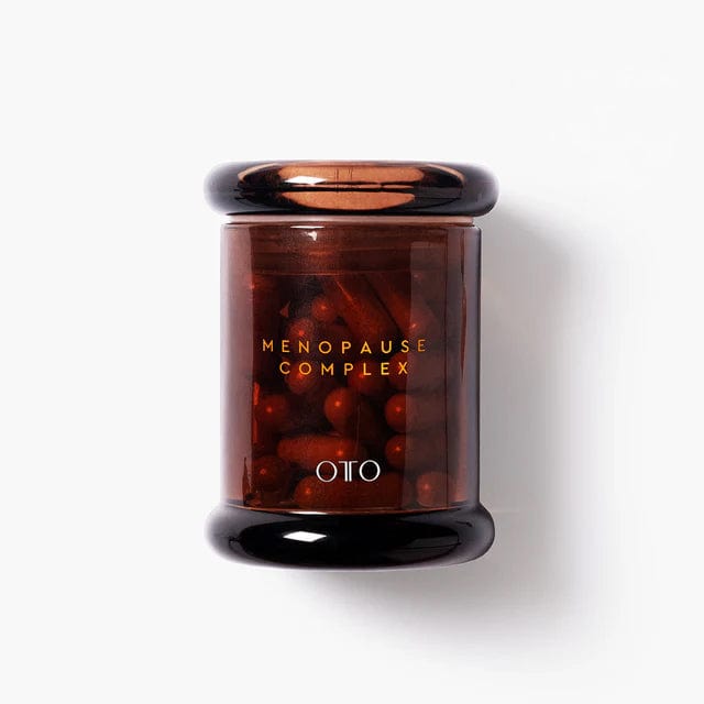 Menopause Complex is a hormone-free menopause support supplement with vitamins and minerals to reduce fatigue, support bone health, and balance mood.