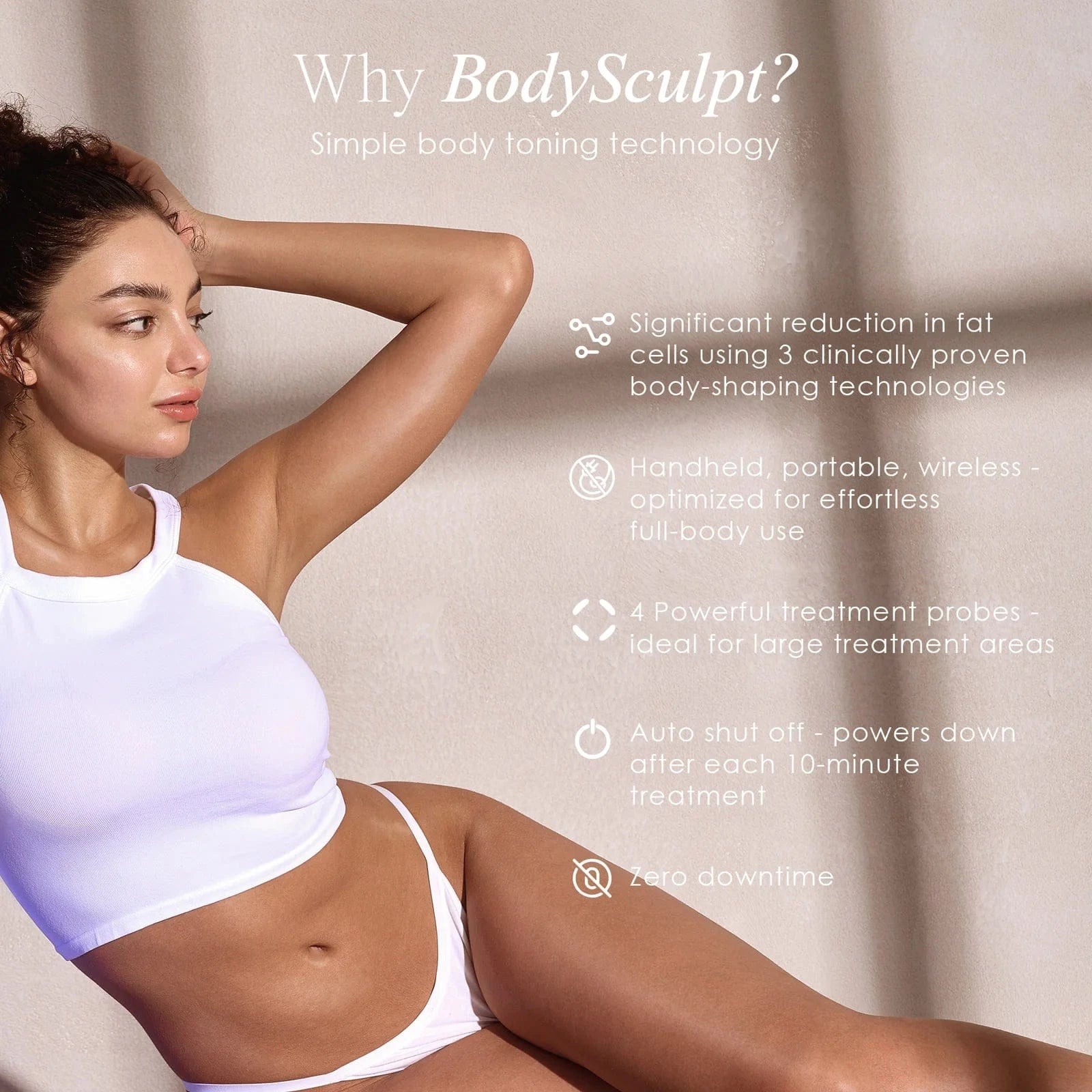 Shop BodySculpt LED RF Beauty System at Reverie Luxe. Tighten skin, reduce wrinkles & sculpt your body with advanced LED & radio frequency technology.