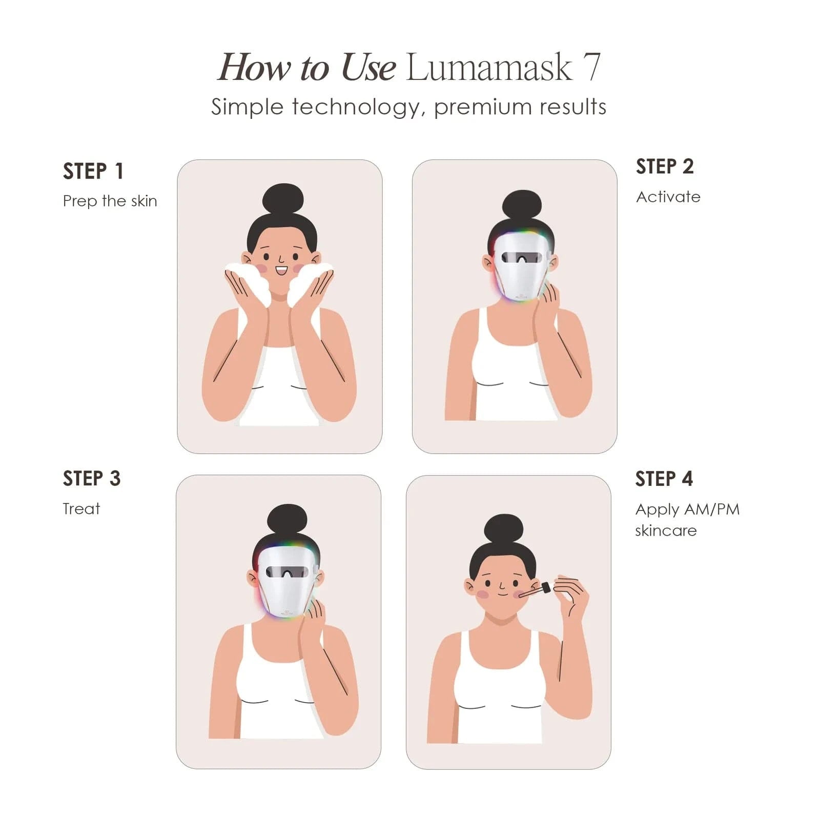 Transform your skin with Lumamask 7 LED Light Therapy Face Mask. Clinically proven light wavelengths target acne, wrinkles & dullness for radiant skin at home.