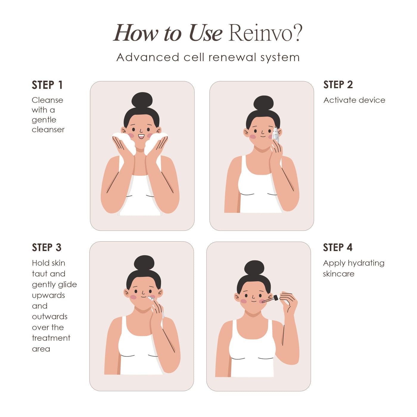 Shop the Reinvo Facial Microdermabrasion Wand for spa-quality exfoliation at home. Reduce fine lines, clear pores & boost skincare absorption fast.