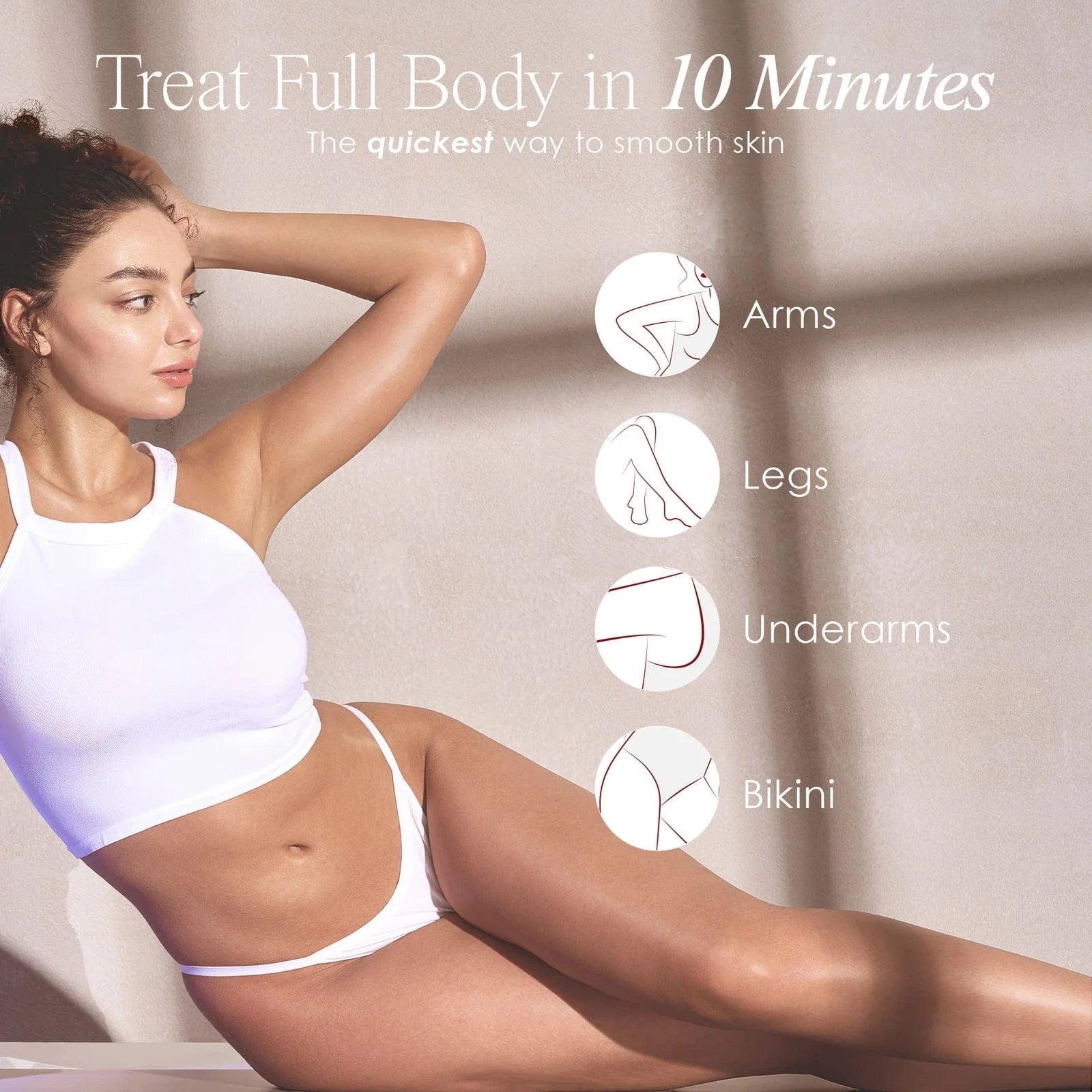 Shop SmoothPro+ IPL Hair Removal Device at Reverie Luxe. Achieve silky-smooth, hair-free skin with safe, painless, and long-lasting IPL technology at home.