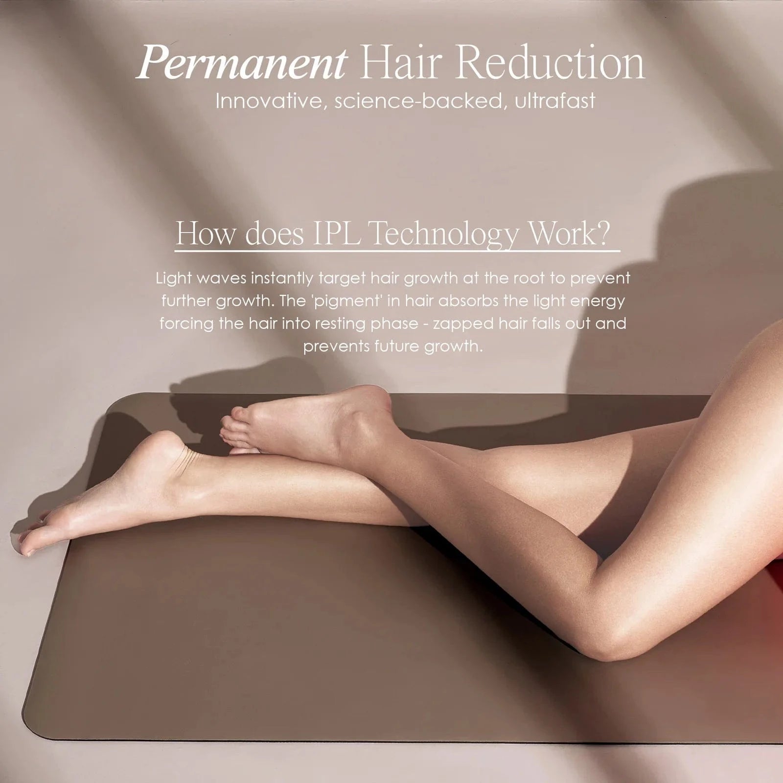 Shop SmoothPro+ IPL Hair Removal Device at Reverie Luxe. Achieve silky-smooth, hair-free skin with safe, painless, and long-lasting IPL technology at home.