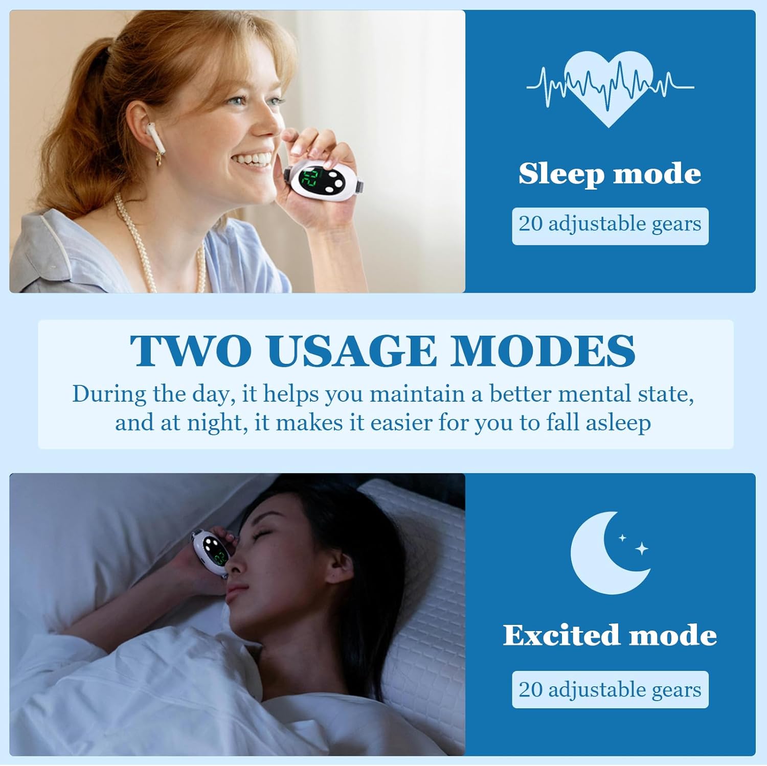 20-Level Pulse Sleep Aid – USB, Screen & Ion Therapy Sleep aid device ReverieLuxe Trending reverieluxe-sleep-aid-device-20-level-pulse-sleep-aid-usb-screen-ion-therapy-1171983277