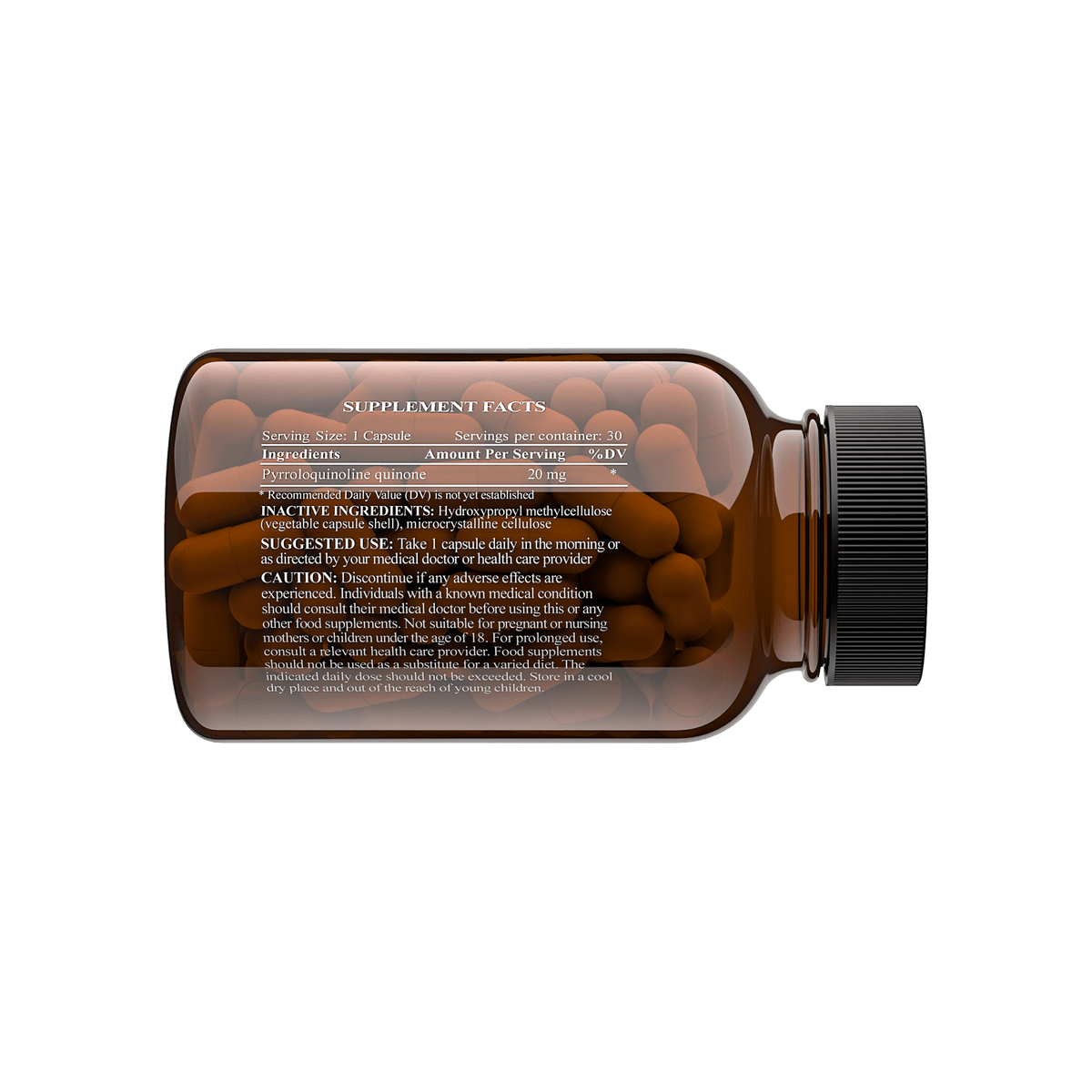 Boost energy, support mitochondrial health, and enhance cognitive performance with PQQ 20mg by Reverie Luxe. Premium supplement for vitality and focus.