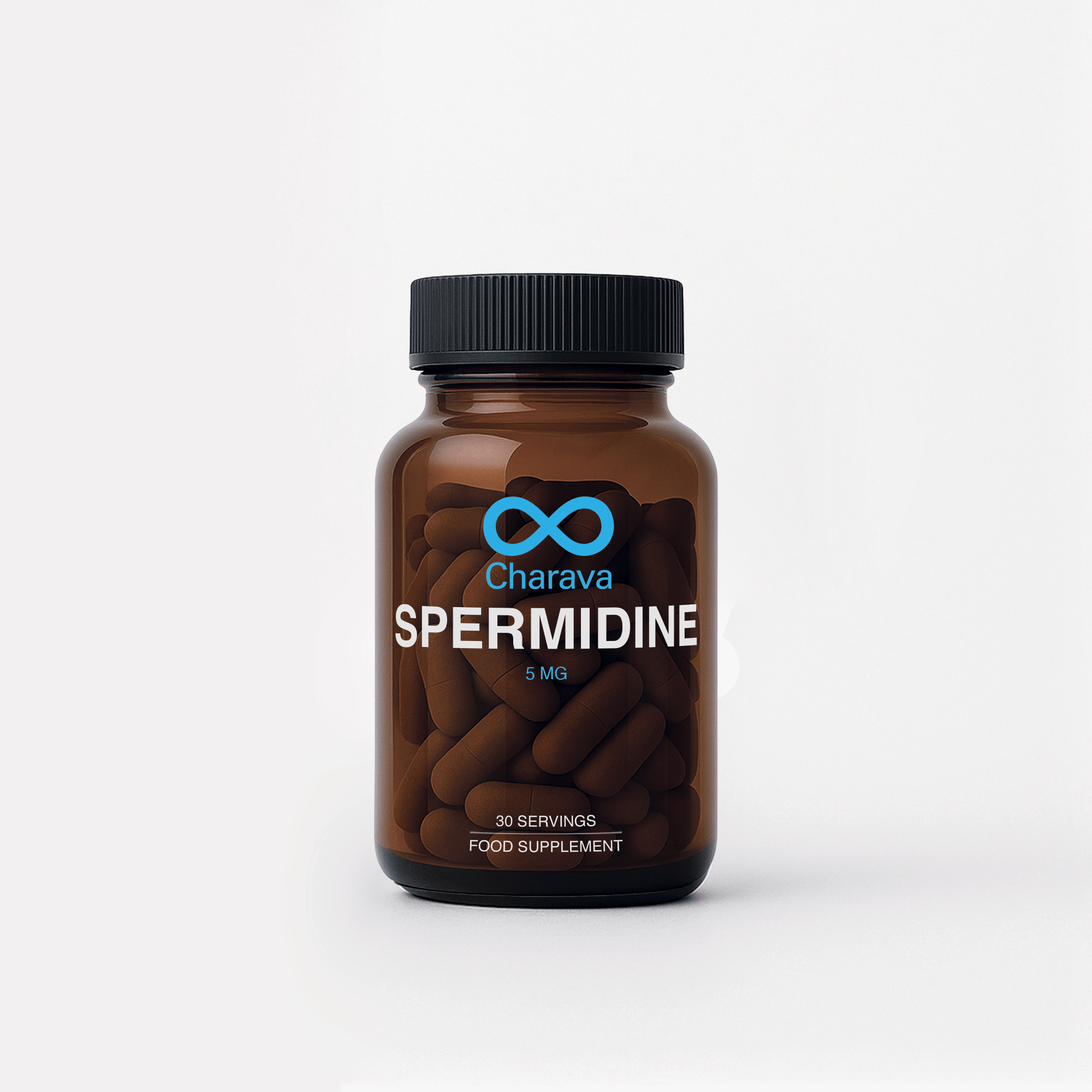 Discover the Spermidine Supplement 5mg Benefits with Charava's premium formula. Support wellness, longevity, and cellular health with every capsule.
