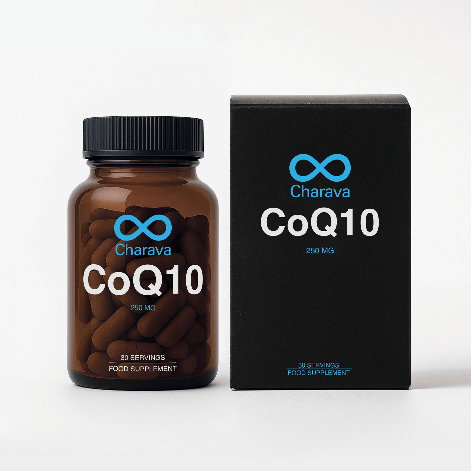Boost energy and heart health with Charava Coenzyme Q10 Supplement 250mg. Vegan capsules enhance vitality and protect against oxidative stress.