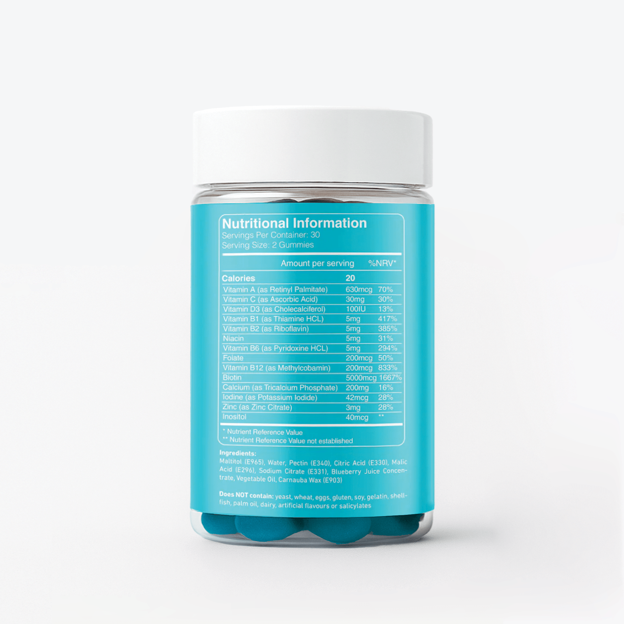 Support hair, skin, and nails with biotin gummies. Formulated with 2,500mcg biotin, niacin, and folate for keratin, skin repair, and collagen boost. Vegan-friendly.