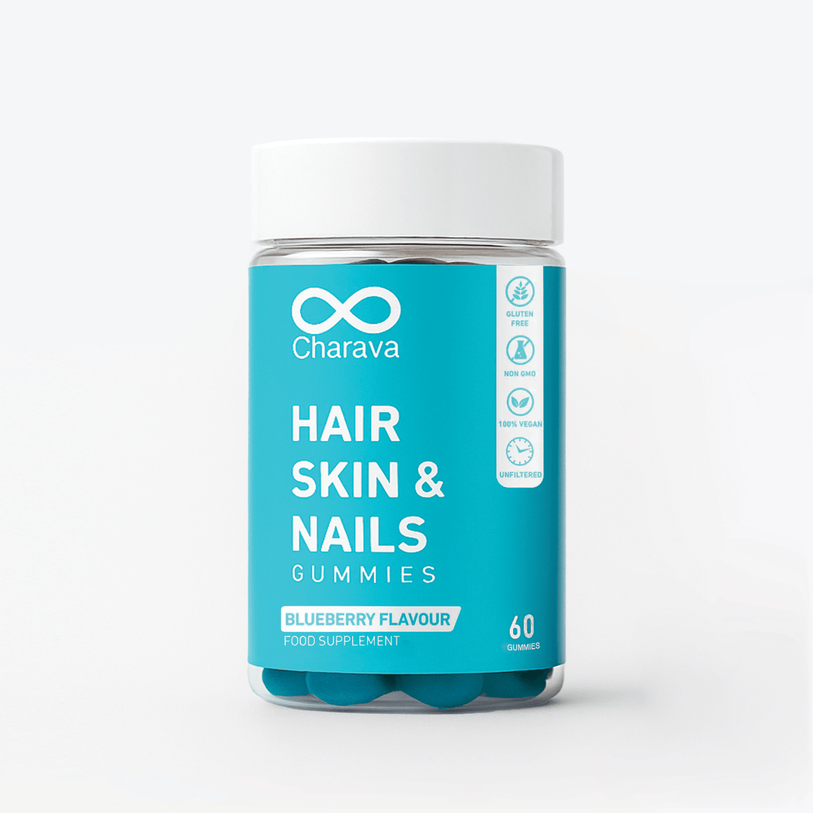 Support hair, skin, and nails with biotin gummies. Formulated with 2,500mcg biotin, niacin, and folate for keratin, skin repair, and collagen boost. Vegan-friendly.