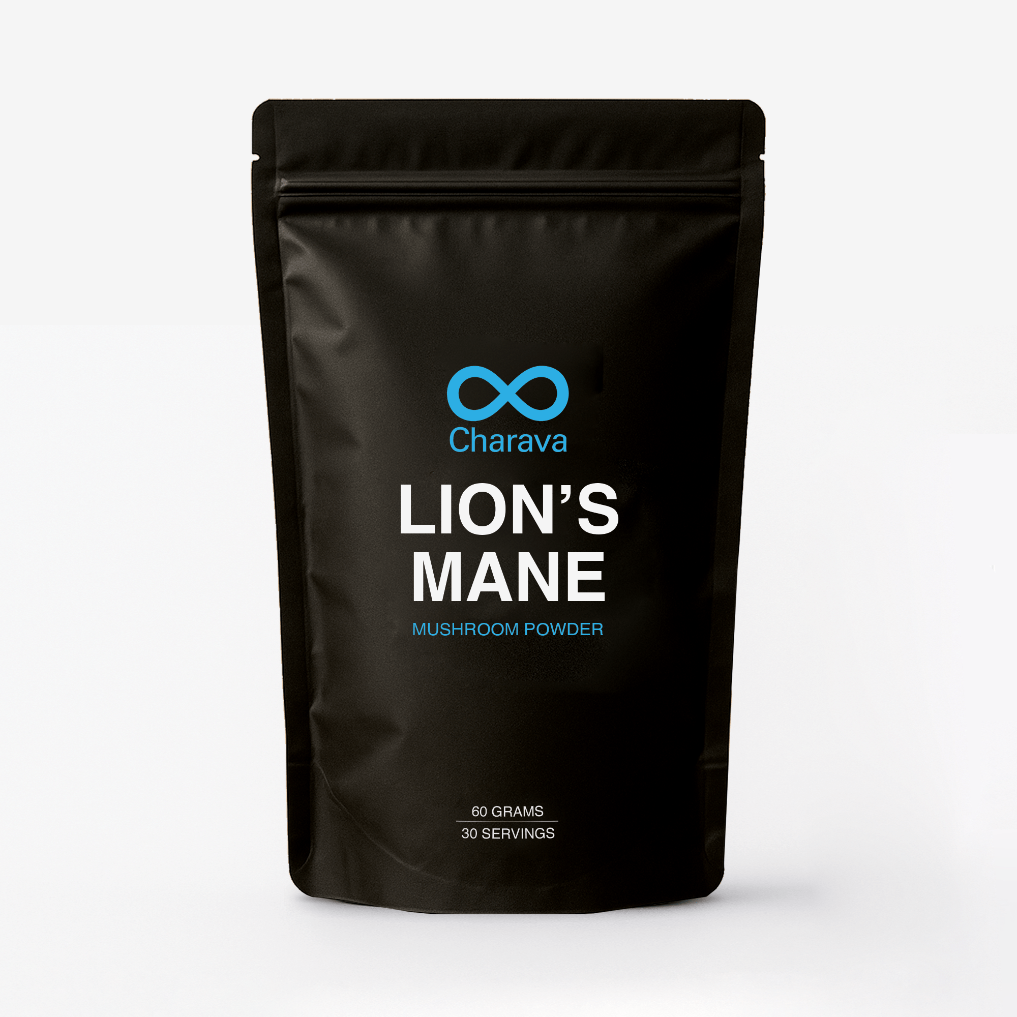 Boost focus with Lion's Mane Mushroom Powder. 60g, 30 servings. Supports nerve growth and cognitive function. Mix into coffee for mental clarity.