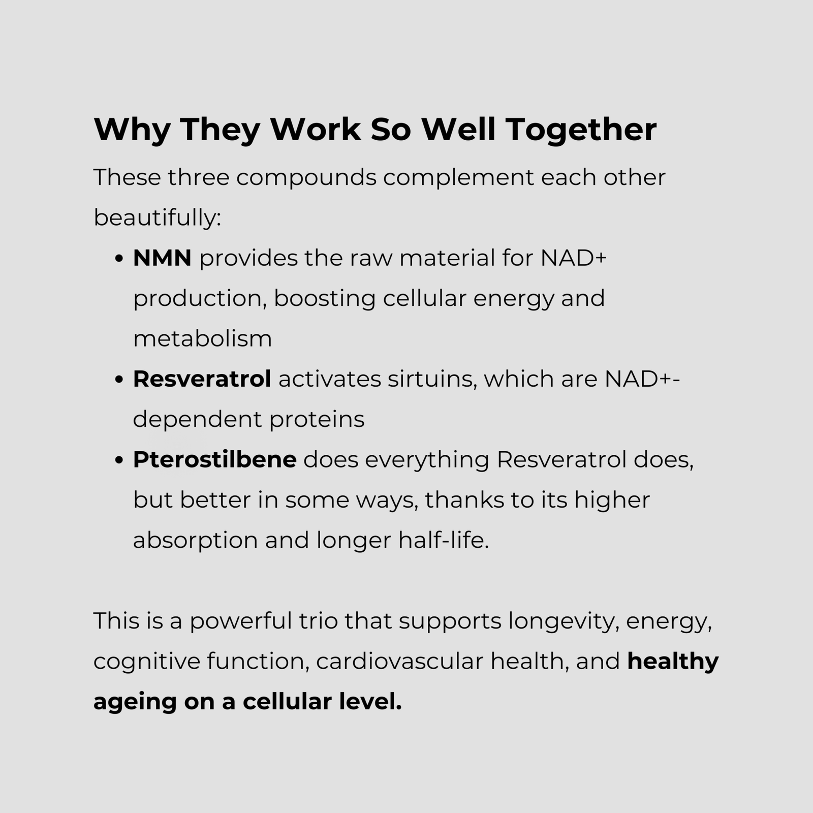 Discover NMN Resveratrol Supplement, NMN+1200's anti-aging formula for enhanced metabolism, memory, and heart health. Elevate vitality and resilience today.