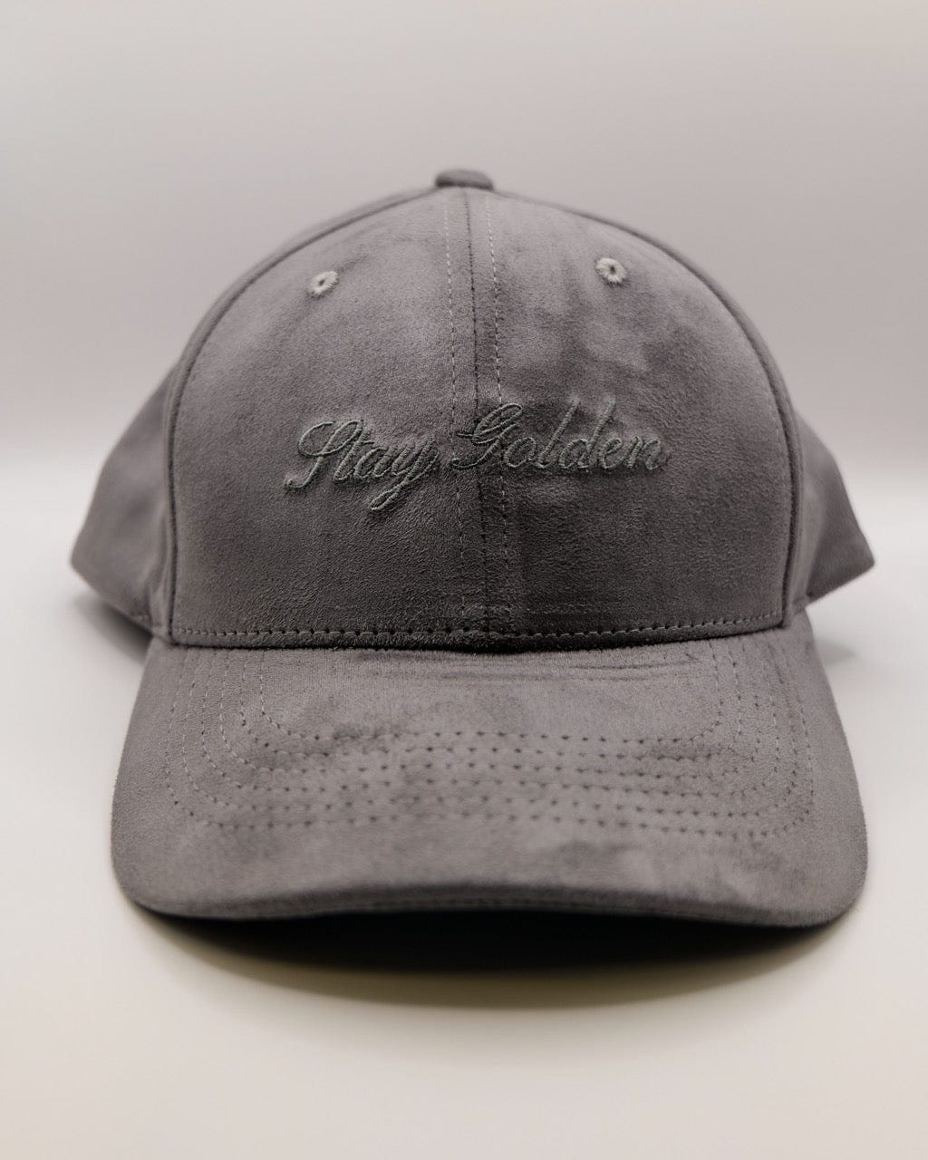 Elle-Sera Gray Elle Sera Suede Look Cap