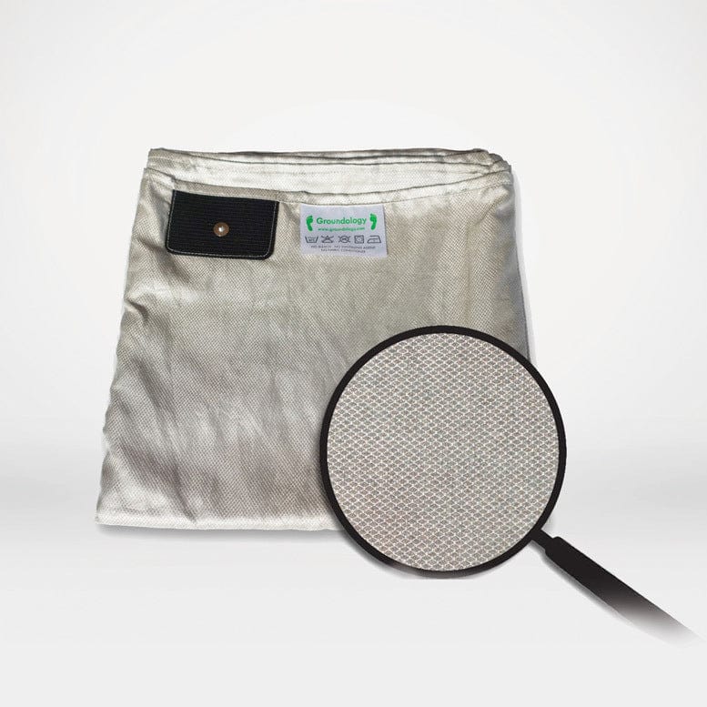 Enhance sleep with Grounding SoftSilver™ Sheet Kit, pure silver fabric for EMF protection and relaxation. Perfect for deep sleep and natural balance.