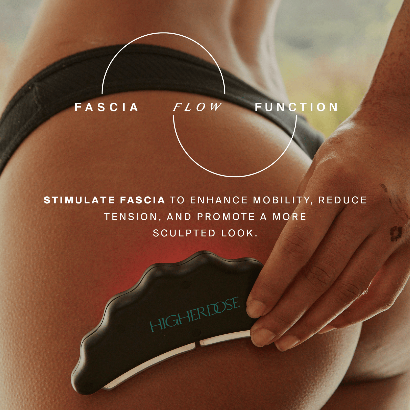 HigherDOSE Body Care Microcurrent Body Sculptor Ritual Set