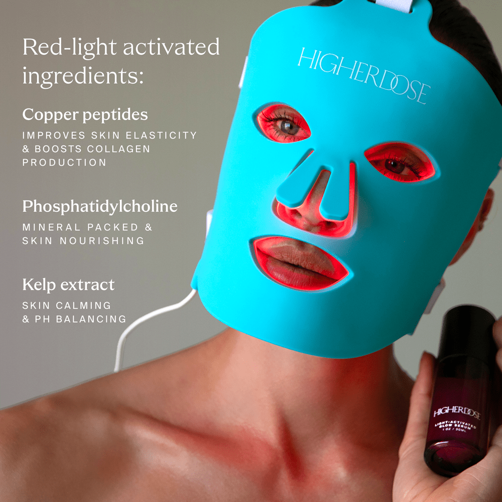 HigherDOSE Face & Neck Light-Activated Glow Serum