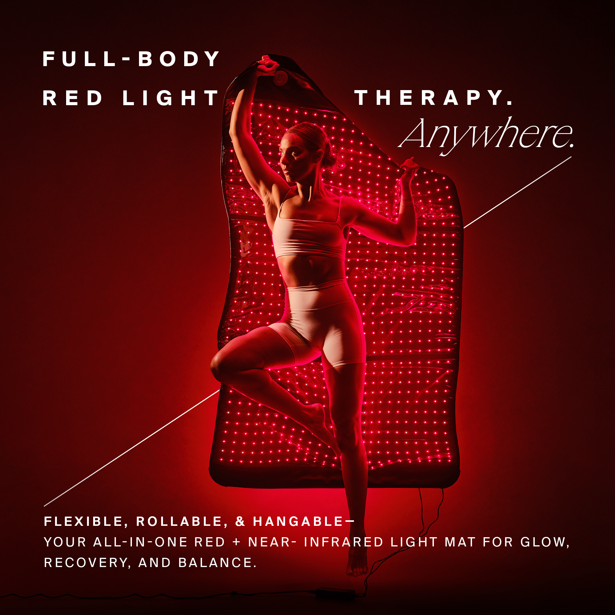 HigherDOSE Red Light Full Body Red Light Mat