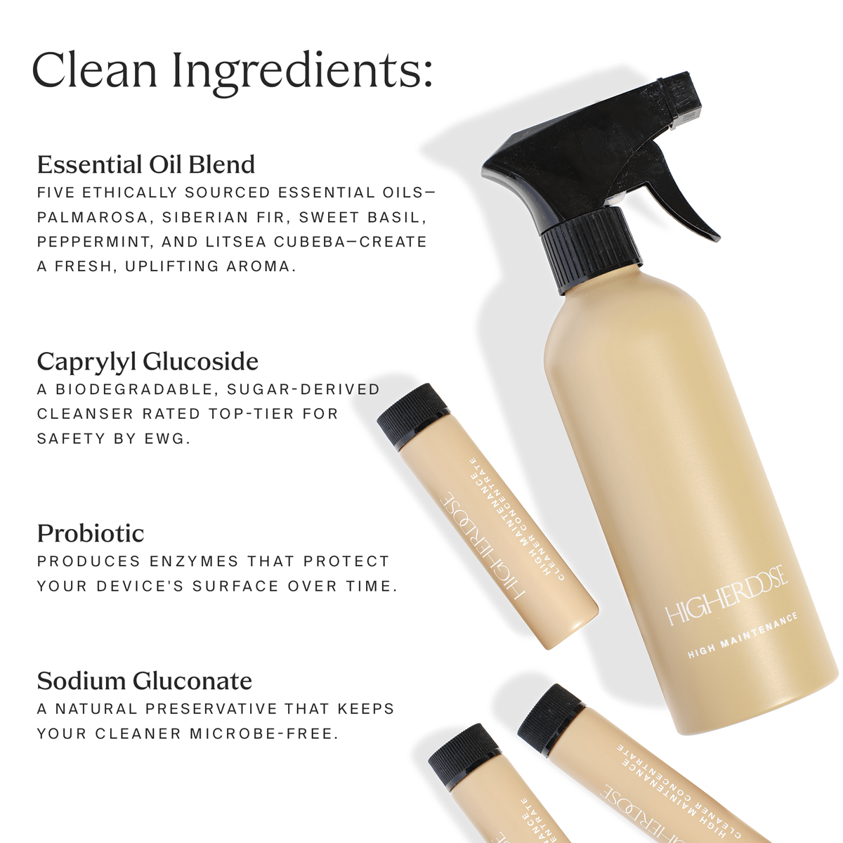 HigherDOSE Tools & Accessories High Maintenance Cleaner