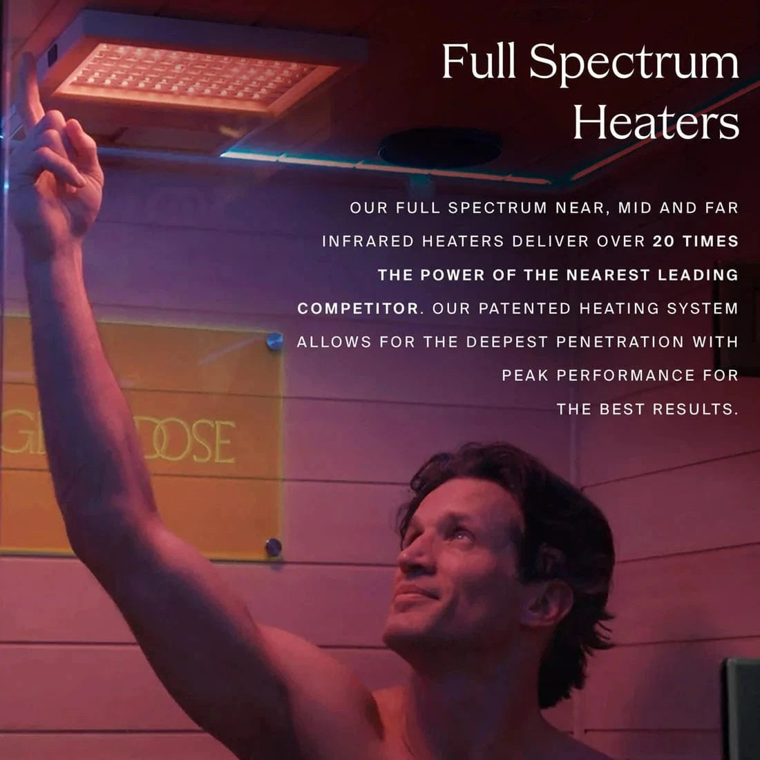 Bring spa-level healing home with our Full Spectrum Infrared Sauna. Decrease inflammation, ease muscle tension, and promote relaxation. Choose 2 or 3-person models.