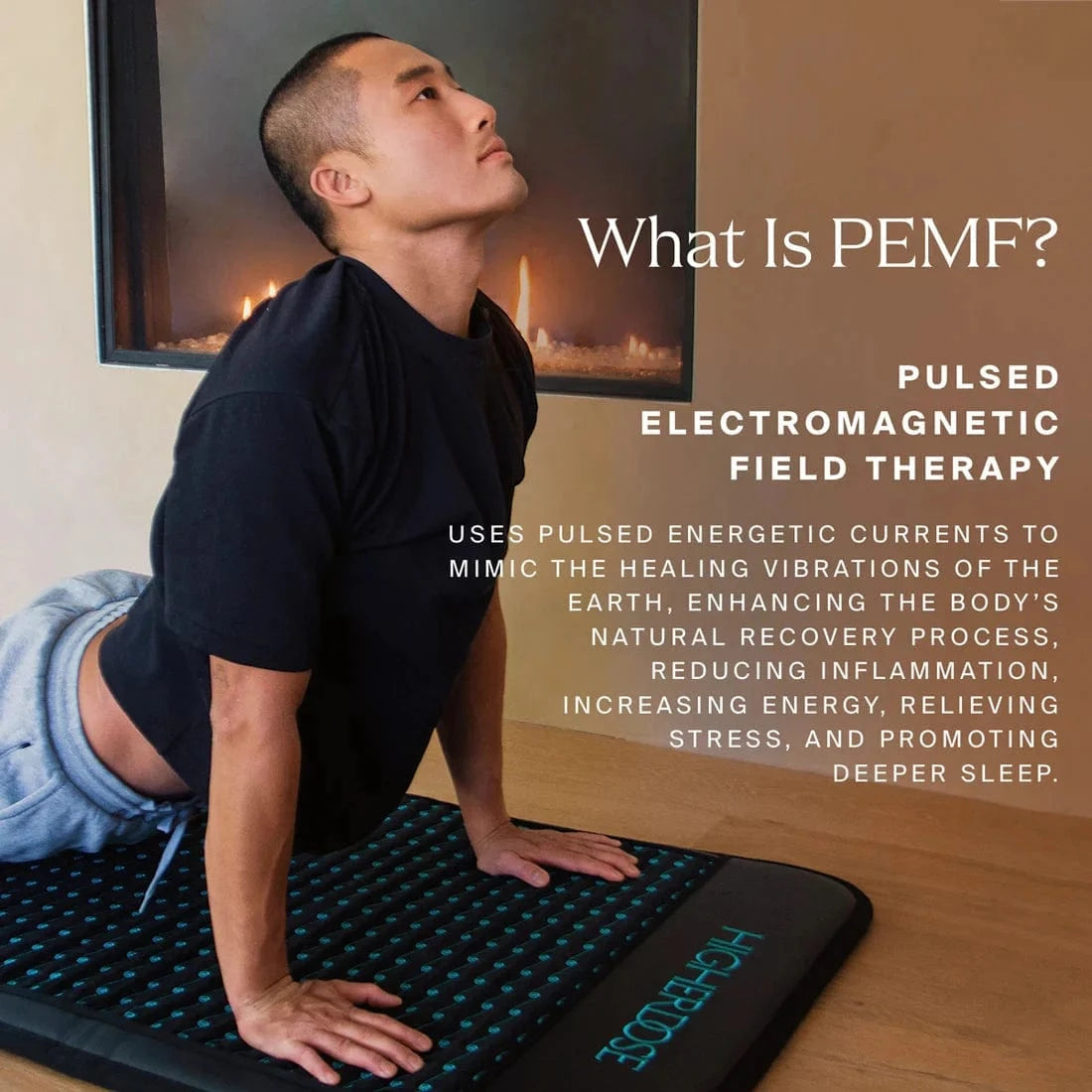 Discover the Infrared PEMF Healing Mat for grounding, healing, and full-body recovery with Far Infrared heat and natural crystals at home.
