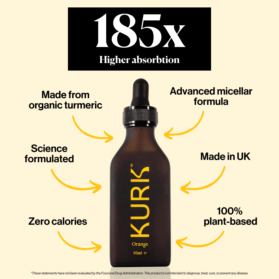 Kurk Wellness Bundle - Balance Vitality with D3+K2 supplement and vanilla drops for joint support, immunity, and inflammation relief.