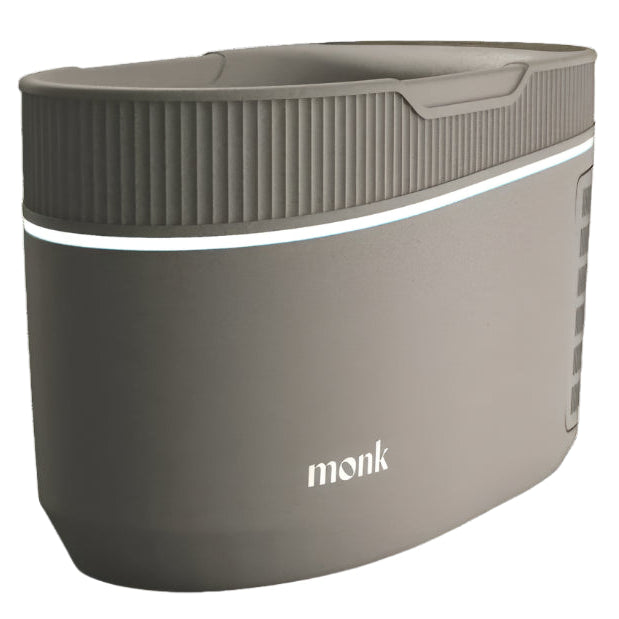 Monk Smart Ice Bath - Smart Ice Bath System | Cold Therapy Tech in modern home gym setting with athlete preparing for cold therapy session.