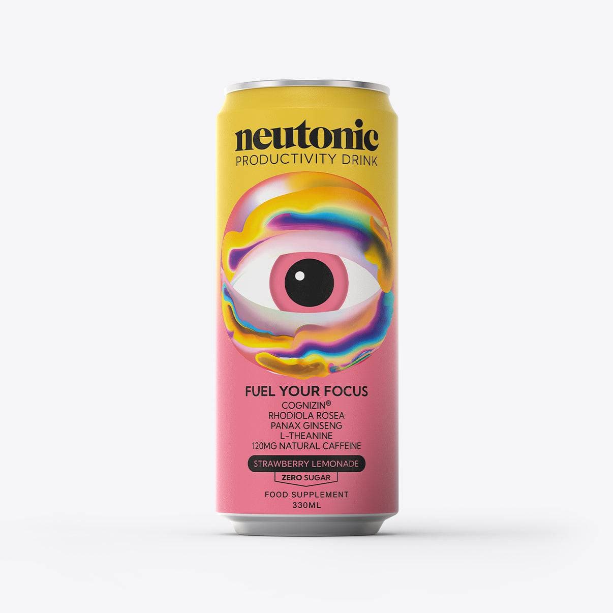 Neutonic Productivity Drink 12 cans Mixed Flavours - 12 Cans