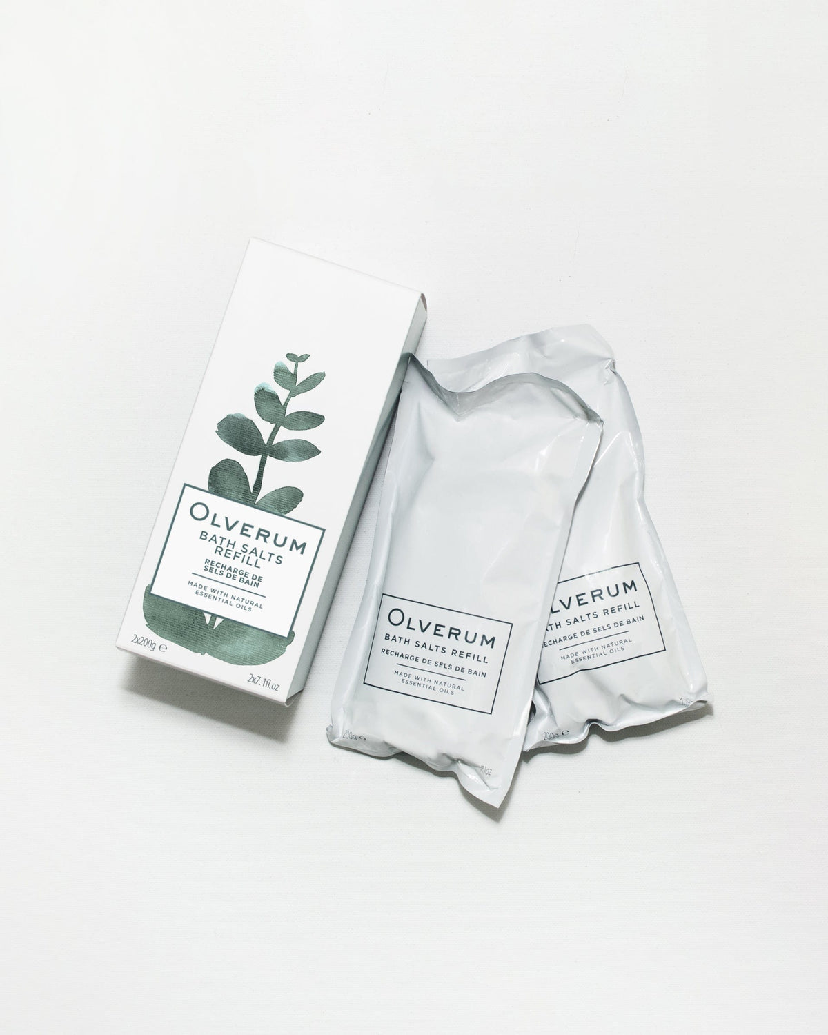 Elevate relaxation with natural bath salts in Olverum Bath Salts Refill that soothe the body, calm the mind, and boost sustainability. Enjoy luxury bathing!
