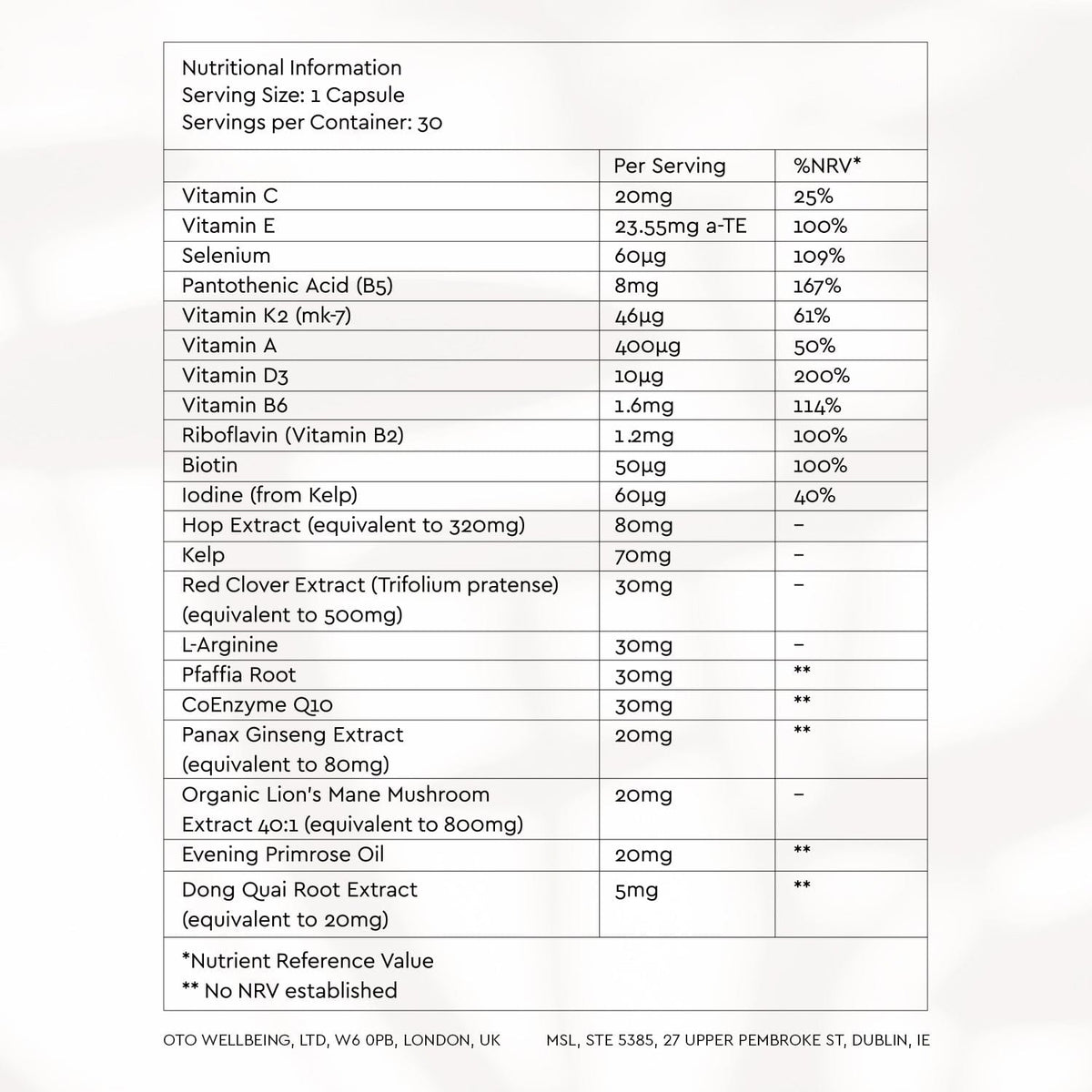 Menopause Complex is a hormone-free menopause support supplement with vitamins and minerals to reduce fatigue, support bone health, and balance mood.