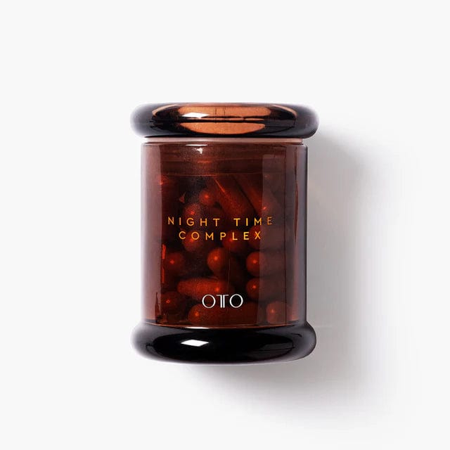 Discover the Night Time Complex, a natural sleep supplement with 9 nootropics and adaptogens for deeper rest. Take one capsule 90 mins before bed.