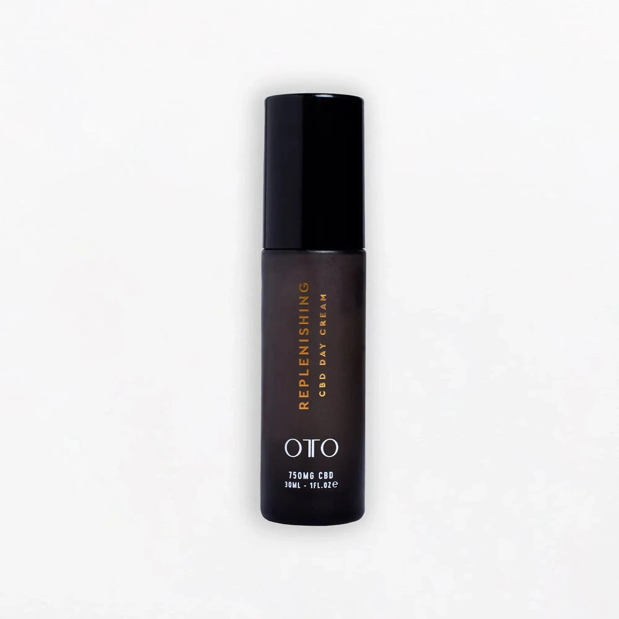 CBD Day Cream - Hydrated Skin | Nourishes & Protects in sleek black 30ml bottle with 750mg CBD by OTO. Ideal for anti-aging and daily hydration.