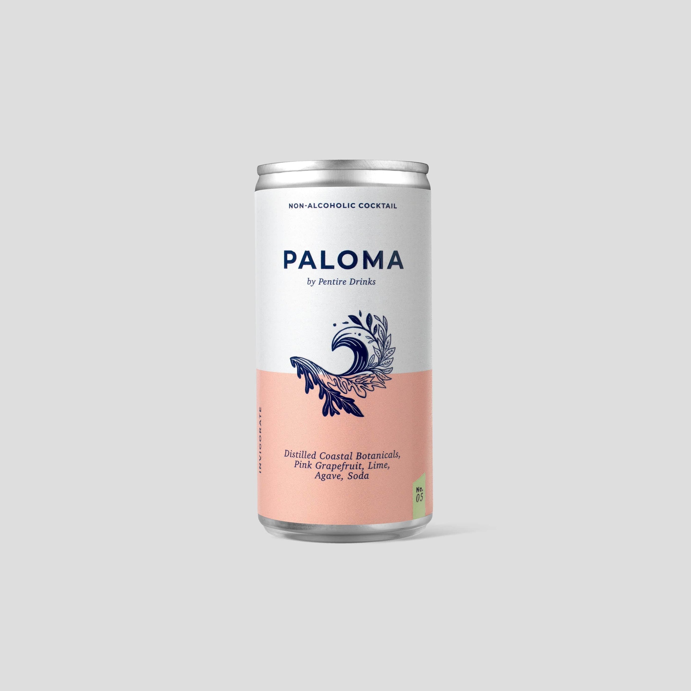 Discover the Pentire Paloma, an alcohol-free Paloma cocktail with coastal botanicals, grapefruit, lime, perfect for a flavorful, guilt-free indulgence.