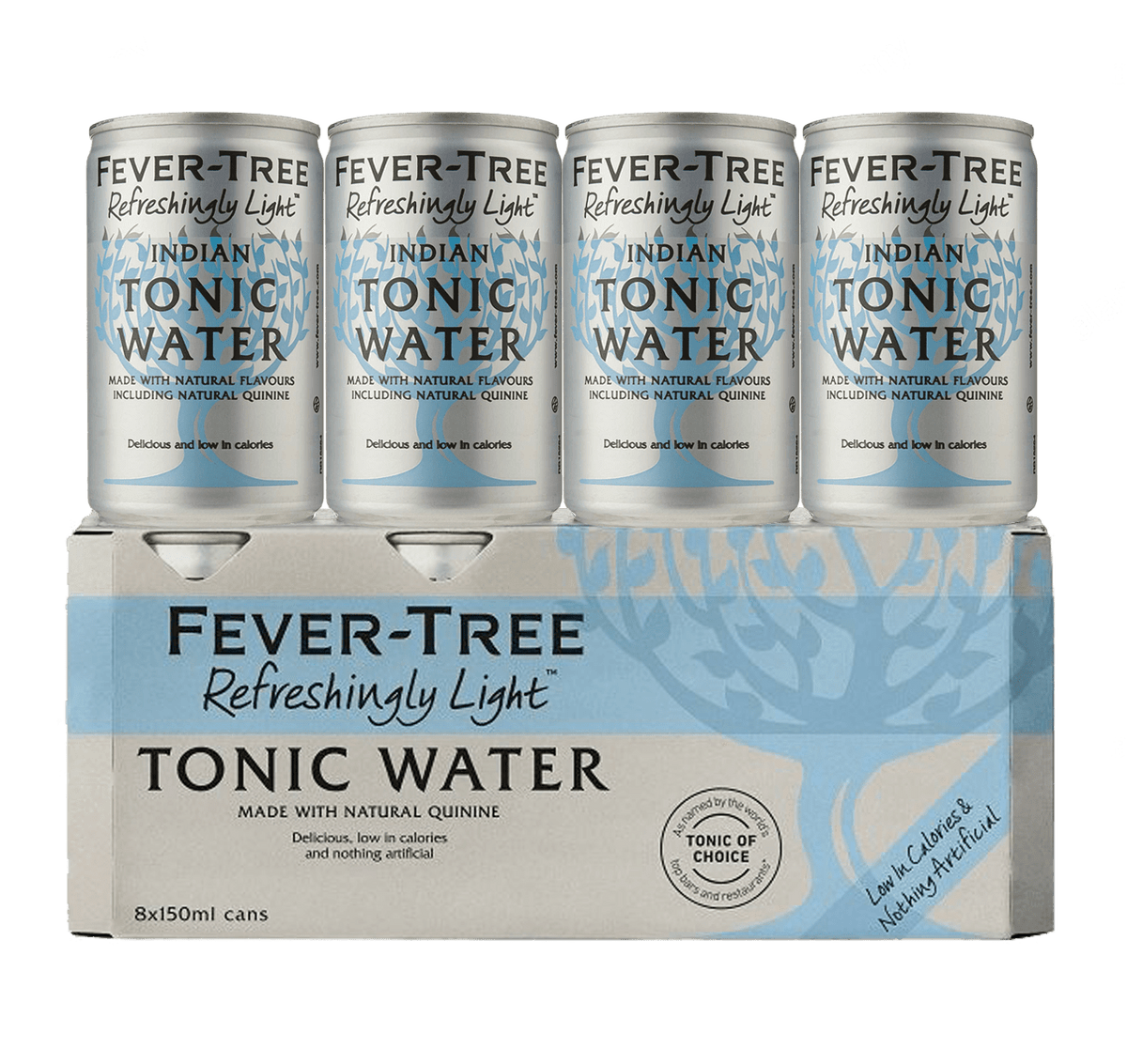 Experience premium refreshment with Fever-Tree Light Tonic Water 8 pack. Enjoy a crisp taste with natural quinine and botanicals, perfect with spirits.