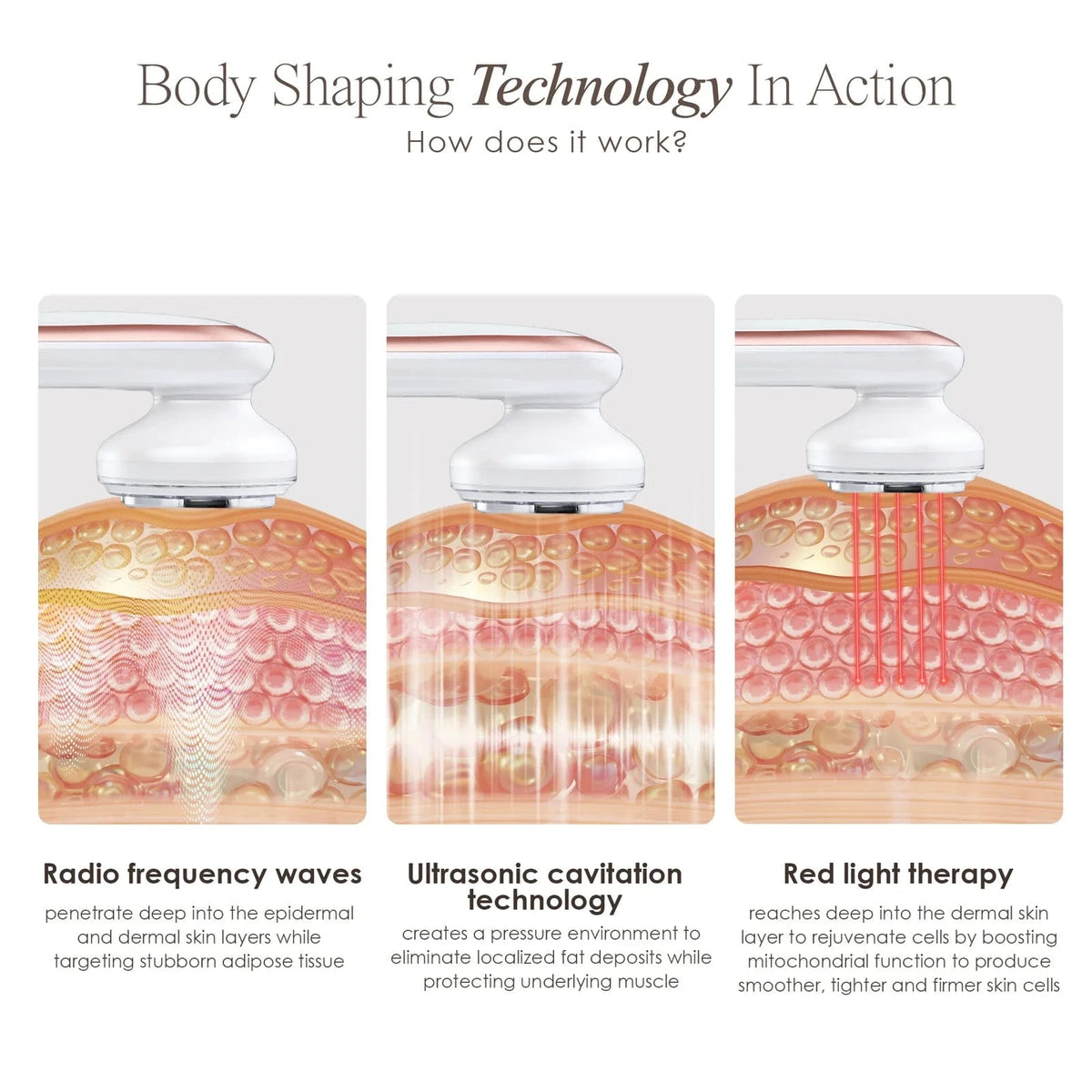 Shop BodySculpt LED RF Beauty System at Reverie Luxe. Tighten skin, reduce wrinkles & sculpt your body with advanced LED & radio frequency technology.