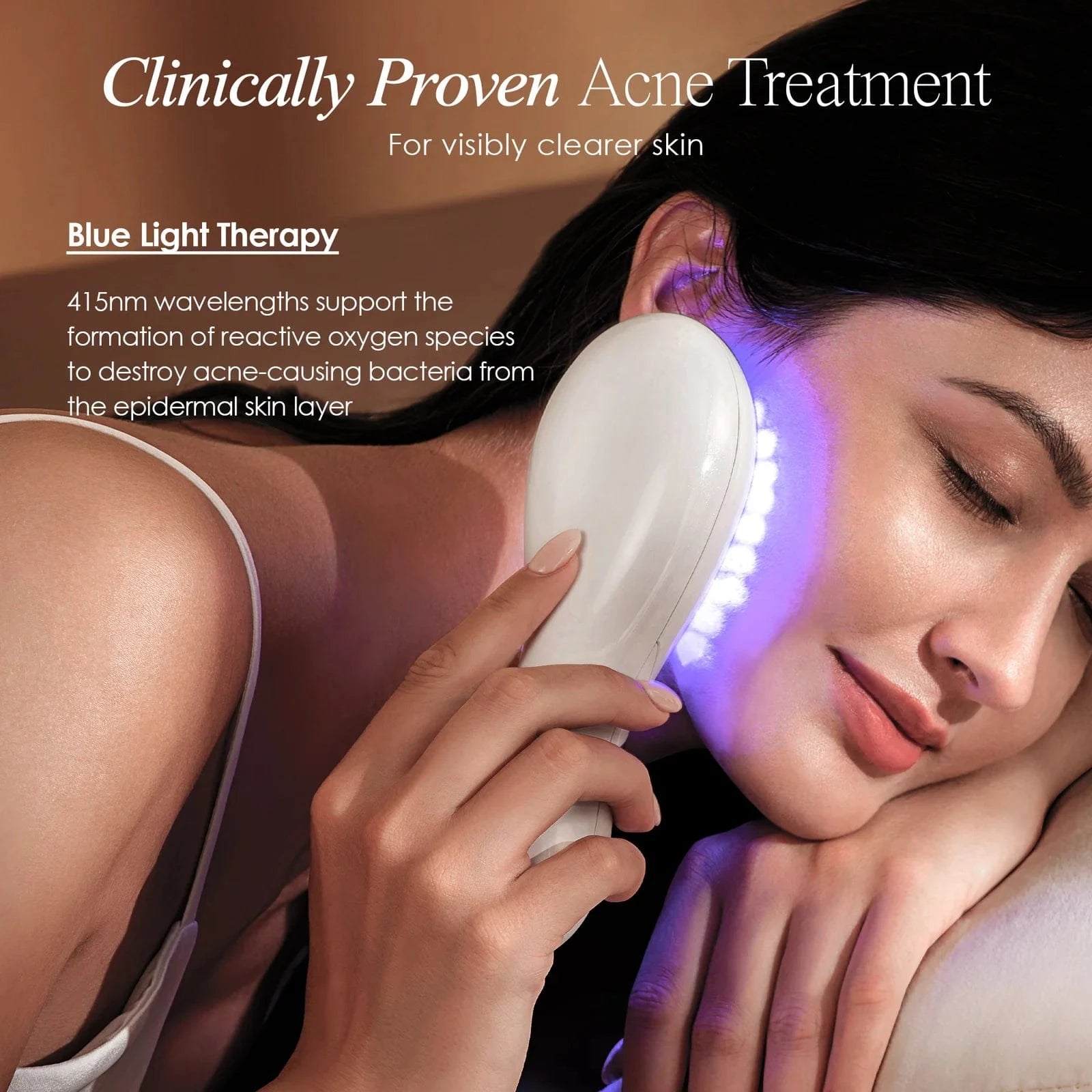 Explore LumaGlow Blue, the Anti-Acne LED Therapy Wand, for professional results at home. Achieve clear skin effortlessly. Buy in the UK now for healthy radiance.