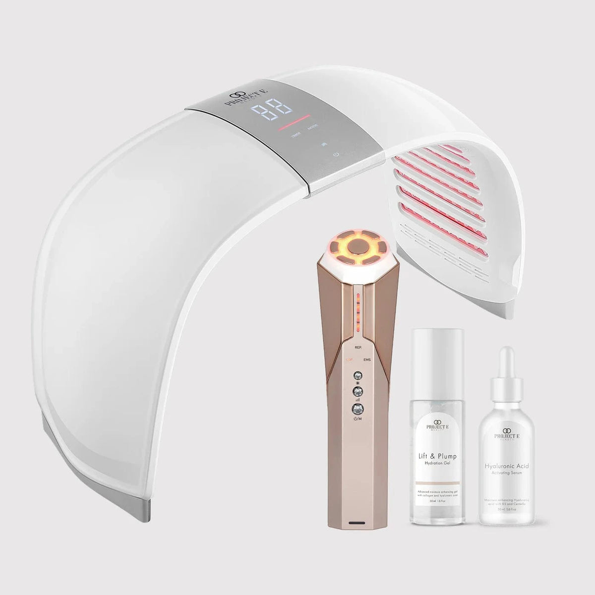 Shop LumaLux Dome LED Light Therapy Device at Reverie Luxe. Red & blue light for skin rejuvenation, acne, anti-aging & body healing. Free UK shipping.