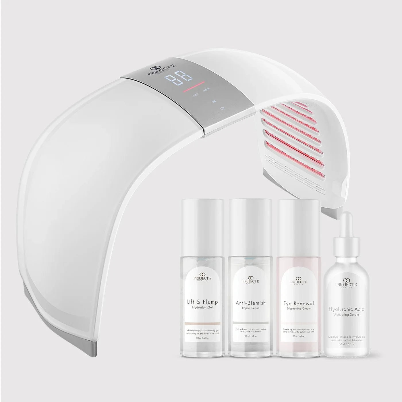 Shop LumaLux Dome LED Light Therapy Device at Reverie Luxe. Red & blue light for skin rejuvenation, acne, anti-aging & body healing. Free UK shipping.
