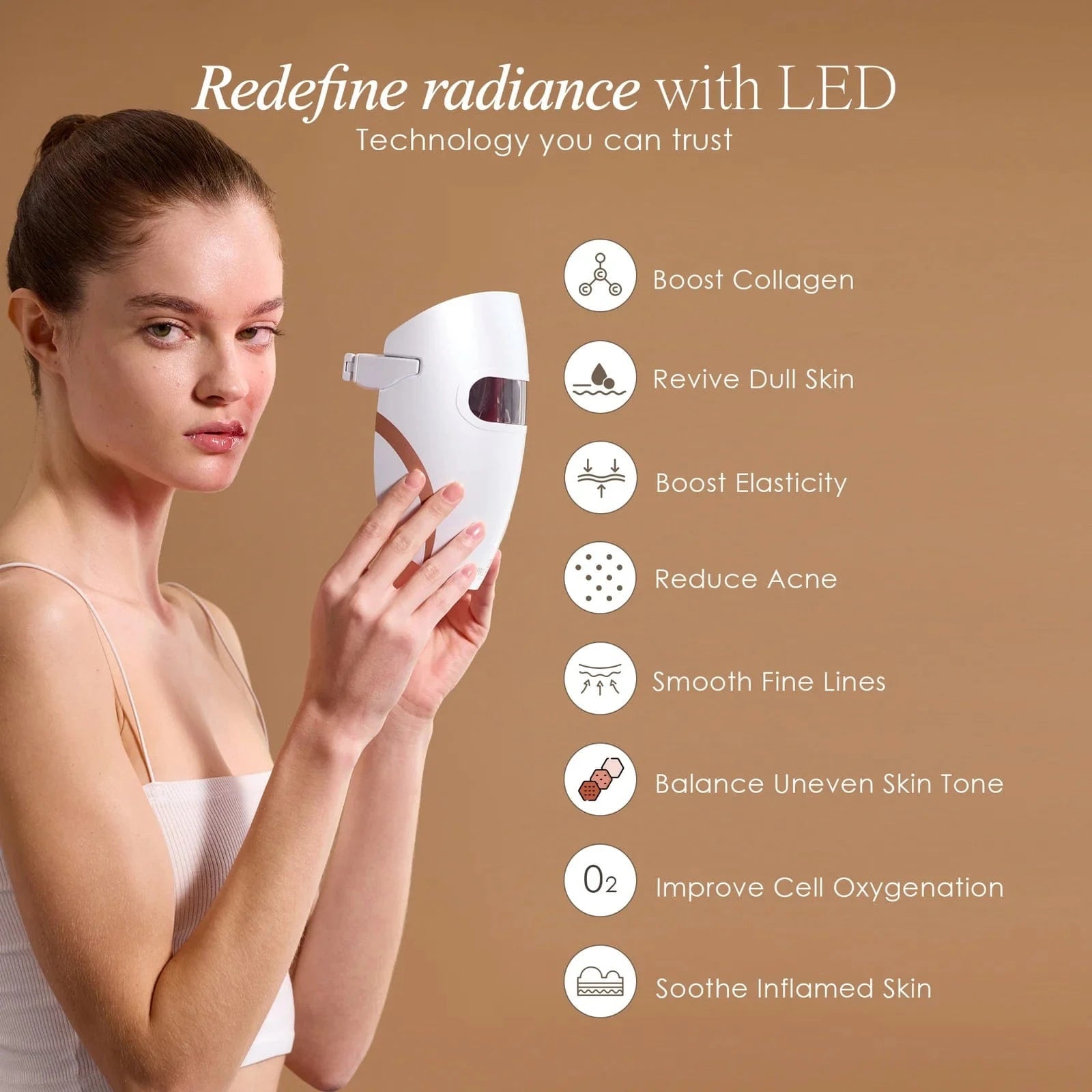Transform your skin with Lumamask 7 LED Light Therapy Face Mask. Clinically proven light wavelengths target acne, wrinkles & dullness for radiant skin at home.