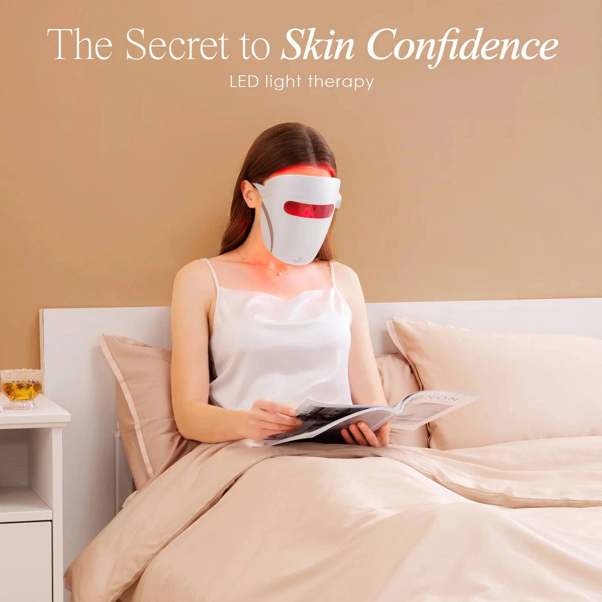 "Get glowing skin with Lumamask Pro LED Light Therapy Mask. Targets acne, fine lines & wrinkles for youthful, radiant skin. Shop professional skincare at home."