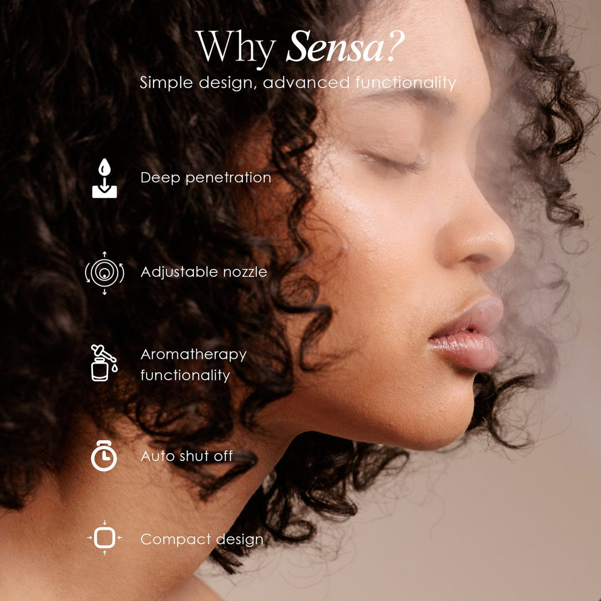 Experience rejuvenated skin with the Nano Ionic Facial Steamer by Sensa. Achieve professional results at home for confidence and radiance effortlessly.