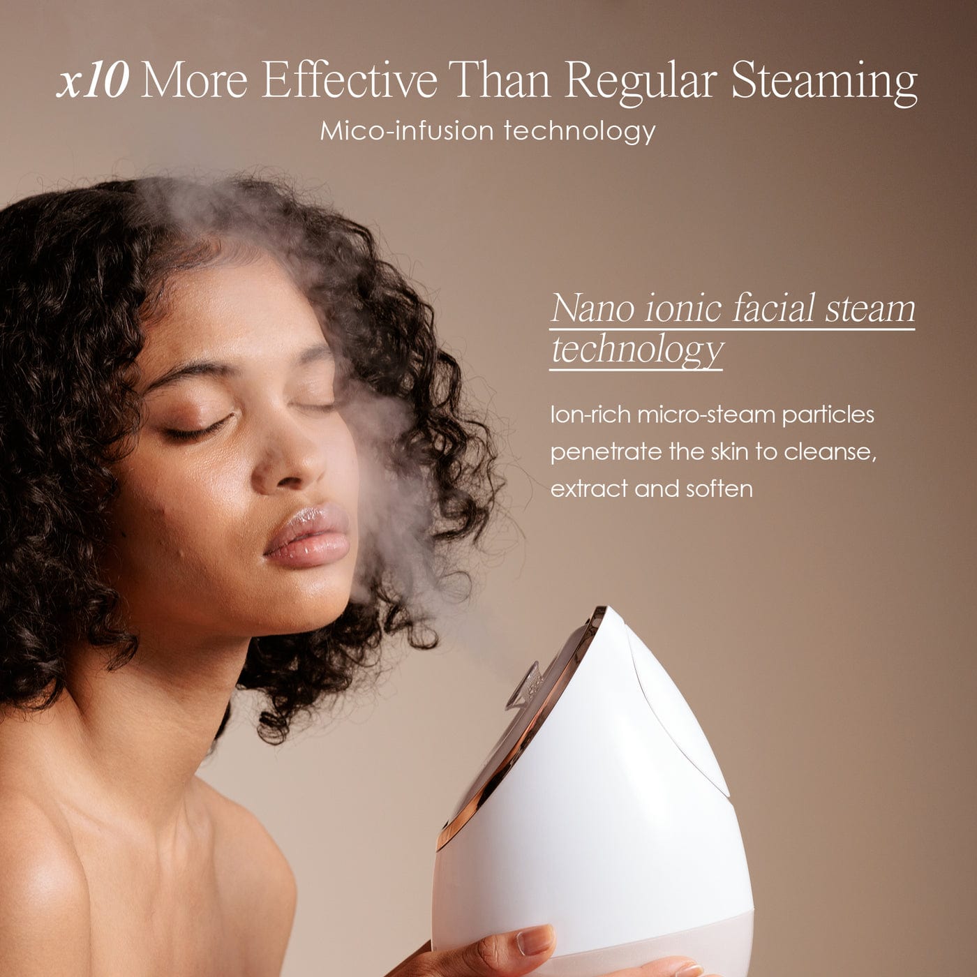 Experience rejuvenated skin with the Nano Ionic Facial Steamer by Sensa. Achieve professional results at home for confidence and radiance effortlessly.