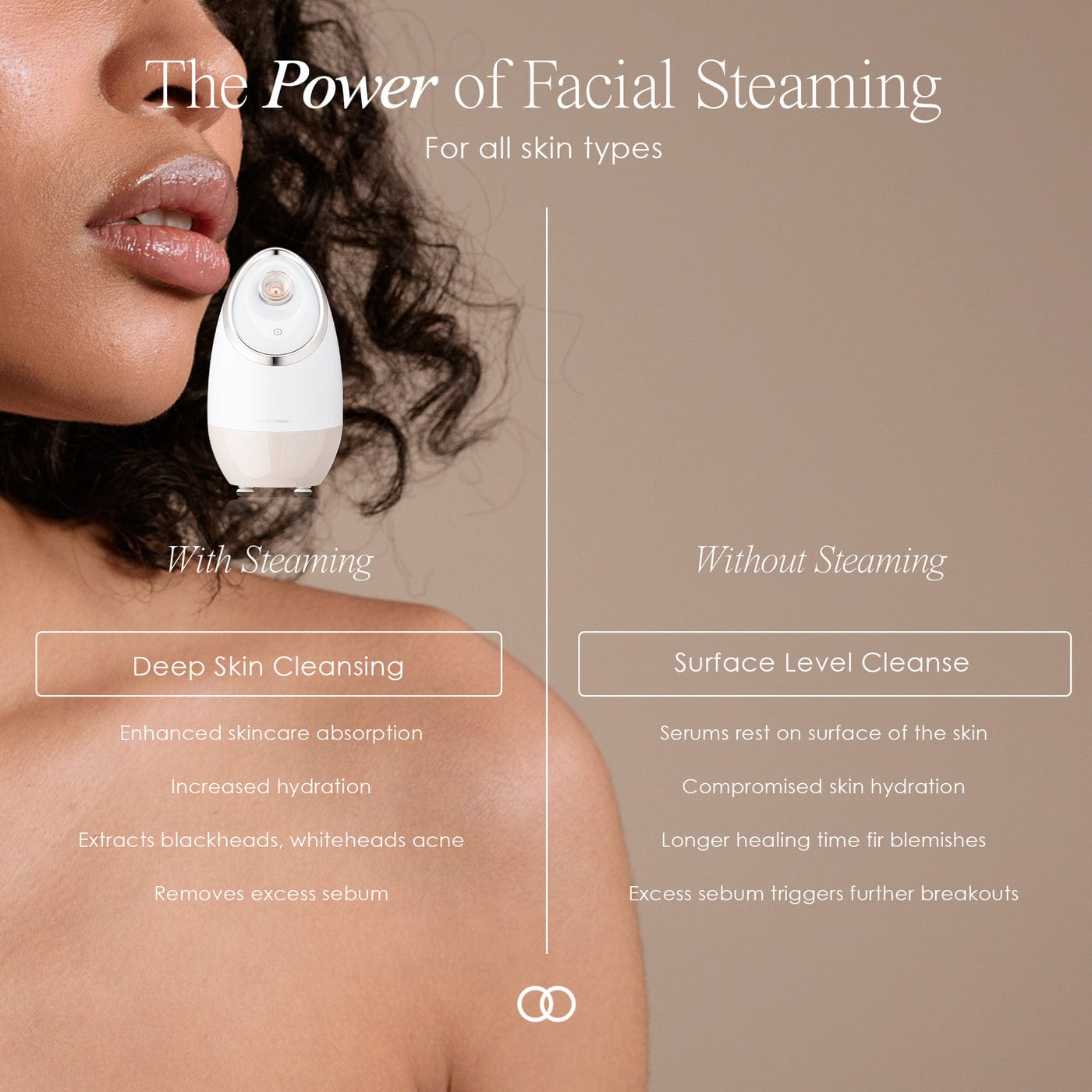 Experience rejuvenated skin with the Nano Ionic Facial Steamer by Sensa. Achieve professional results at home for confidence and radiance effortlessly.