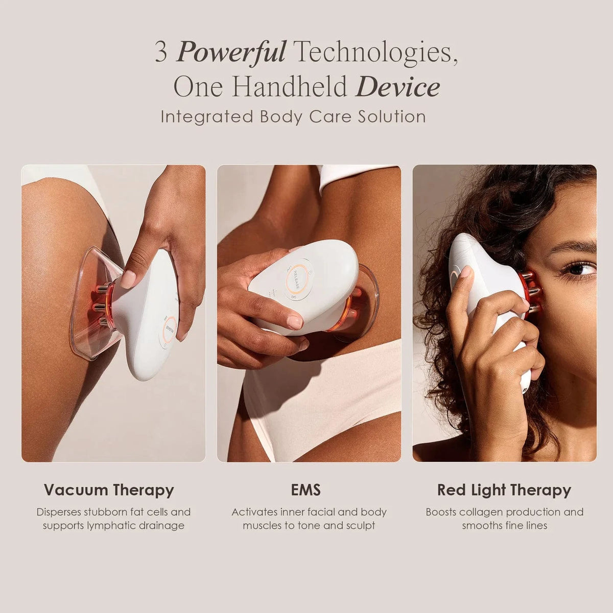 "Sculpt your body with SERA Vacuum Body Contour Device. Reduce cellulite, tighten skin & improve circulation. Spa-level body sculpting results at home."