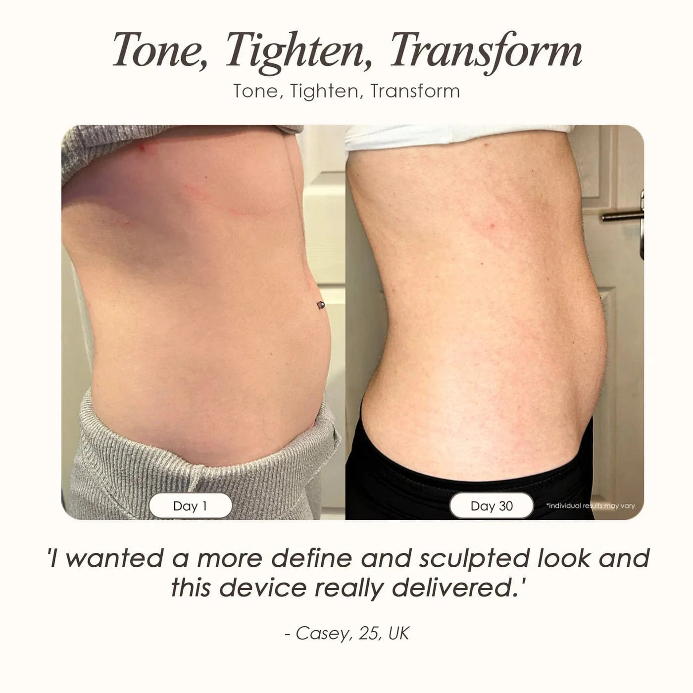 "Sculpt your body with SERA Vacuum Body Contour Device. Reduce cellulite, tighten skin & improve circulation. Spa-level body sculpting results at home."