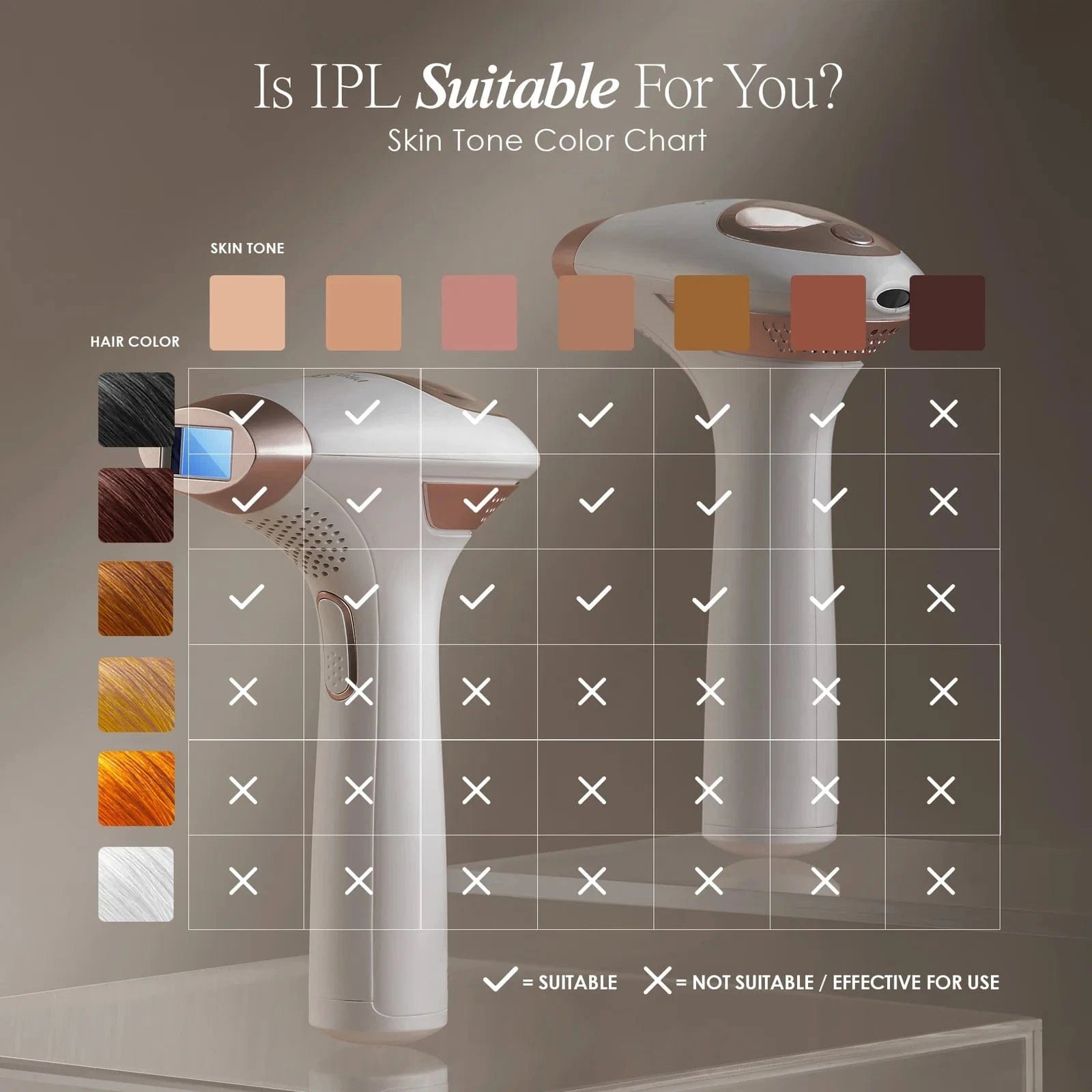 Shop SmoothPro+ IPL Hair Removal Device at Reverie Luxe. Achieve silky-smooth, hair-free skin with safe, painless, and long-lasting IPL technology at home.