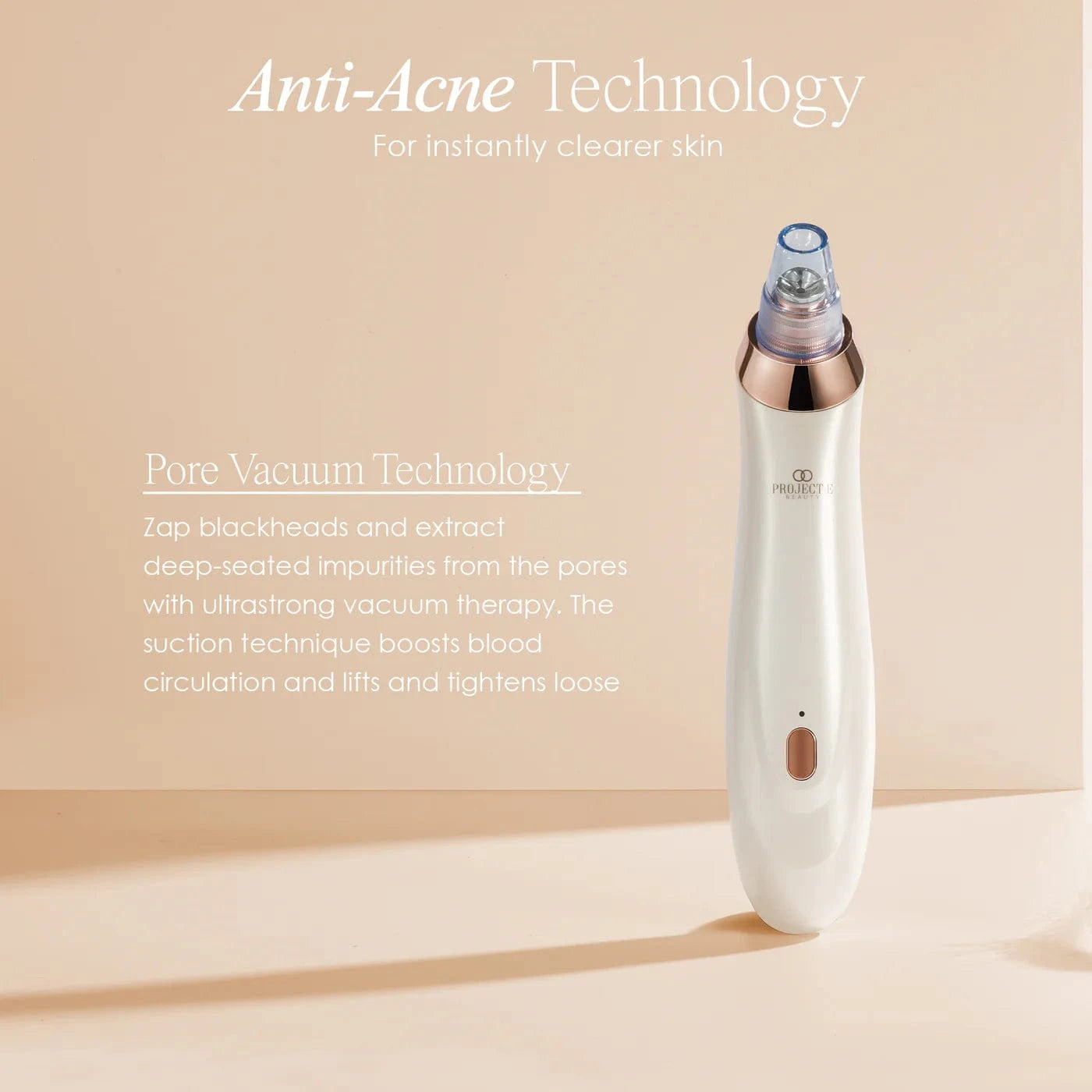 Transform your skincare with the Vana Blackhead Removal Vacuum. Effectively remove blackheads and minimize pores for a clearer complexion at home.